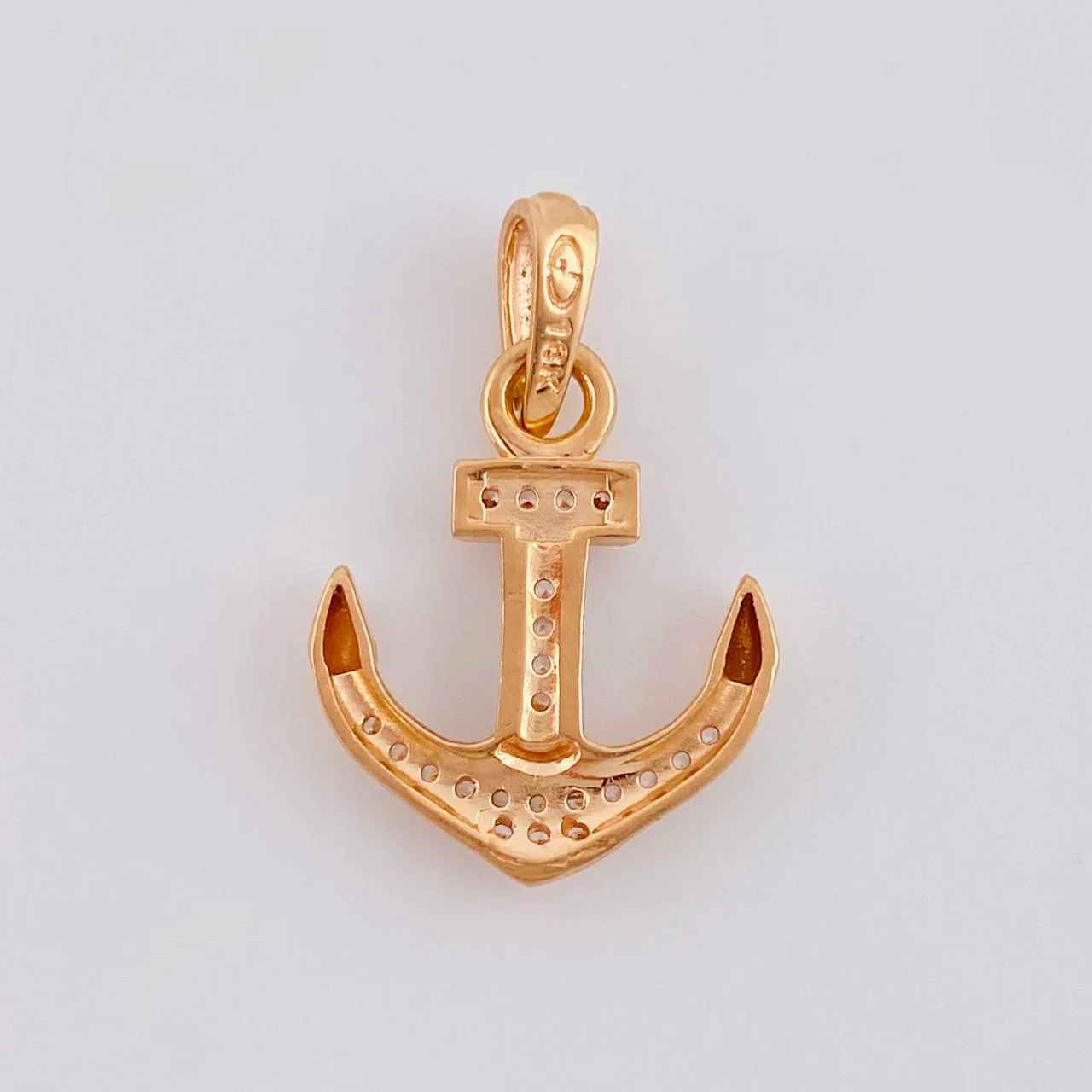 Dije Ancla 1.55 g / 2.3 cm Oro Rosa 18K - Image 4