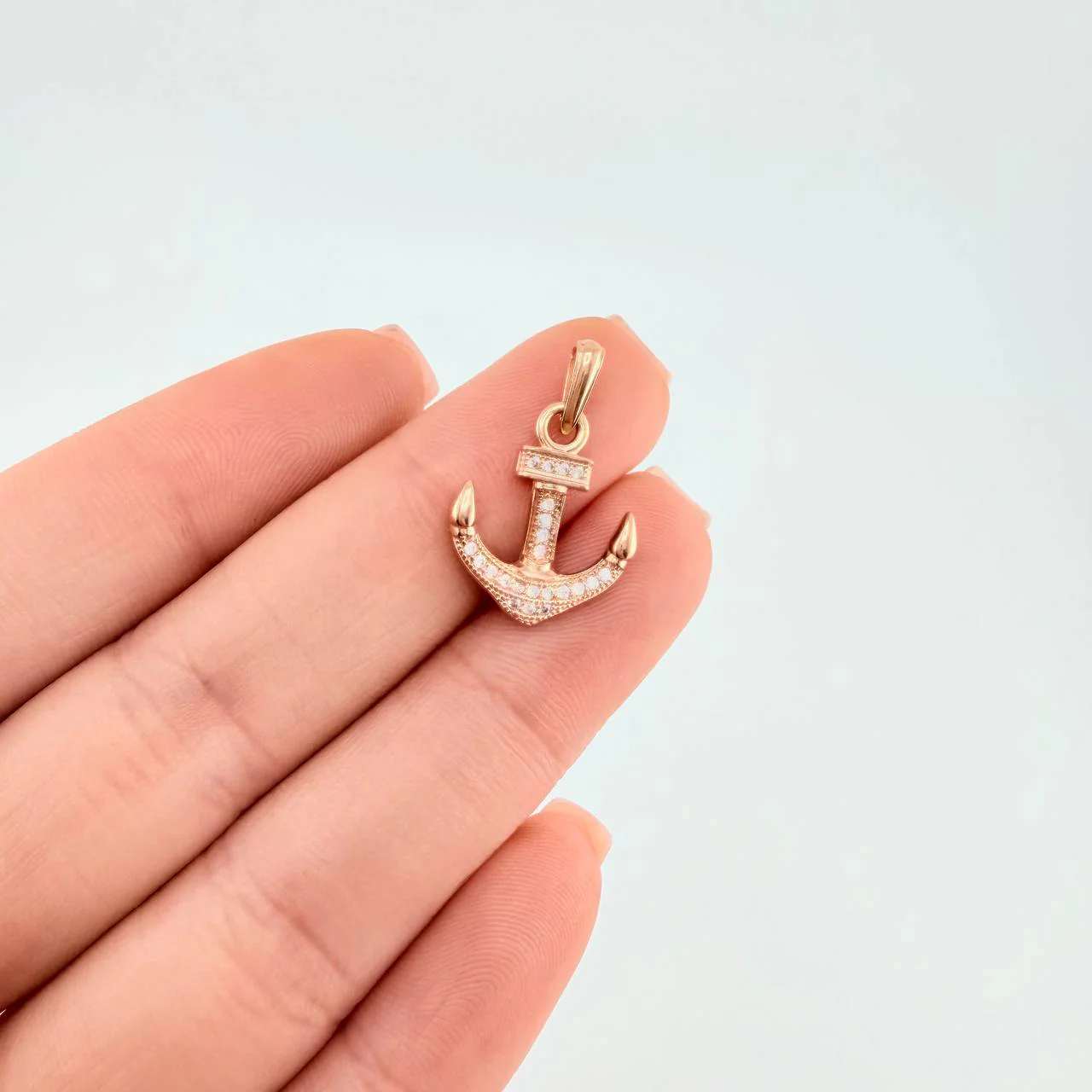 Dije Ancla 1.55 g / 2.3 cm Oro Rosa 18K - Image 5