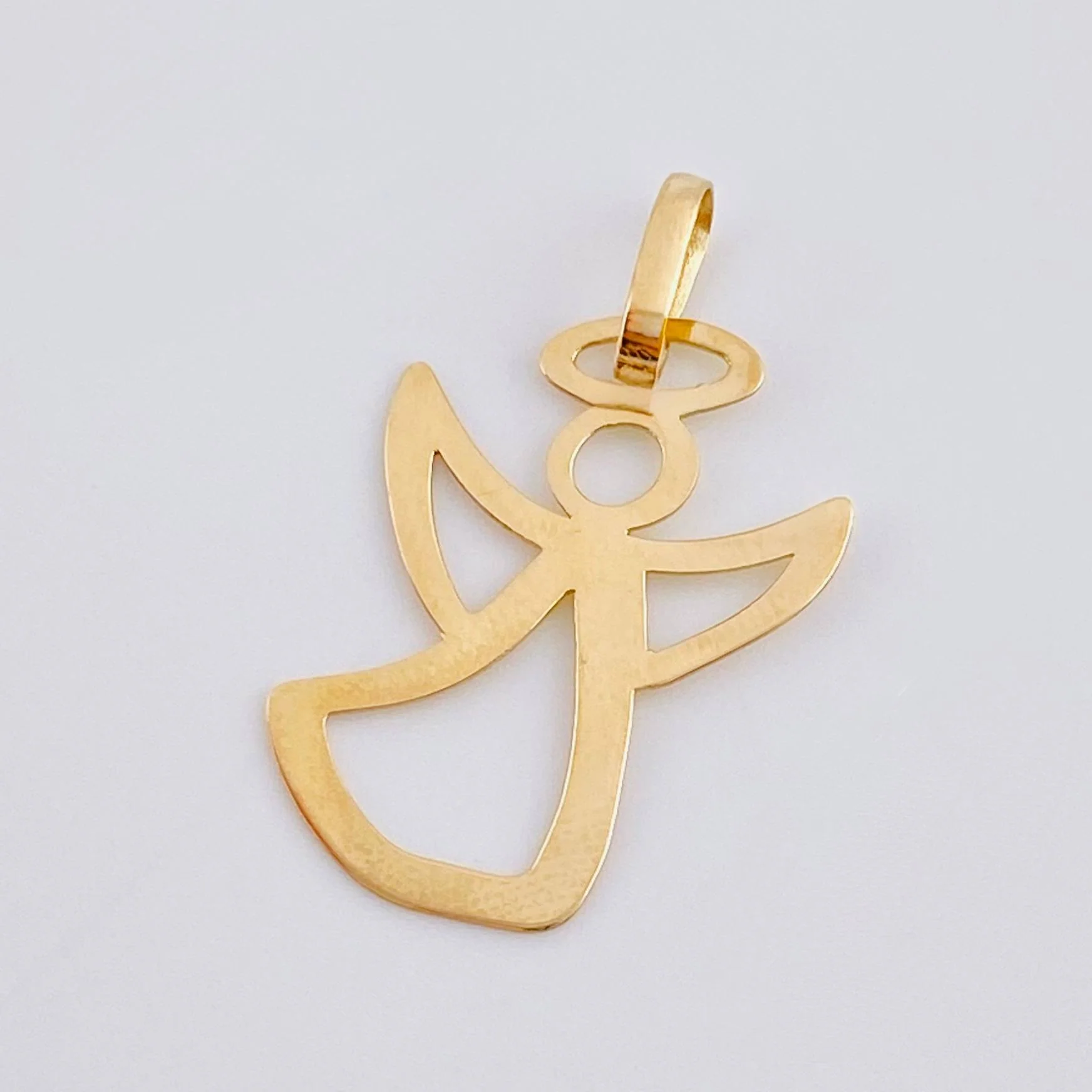 Dije Angel Silueta 0.45 g / 2 cm Oro Amarillo 18K - Image 3