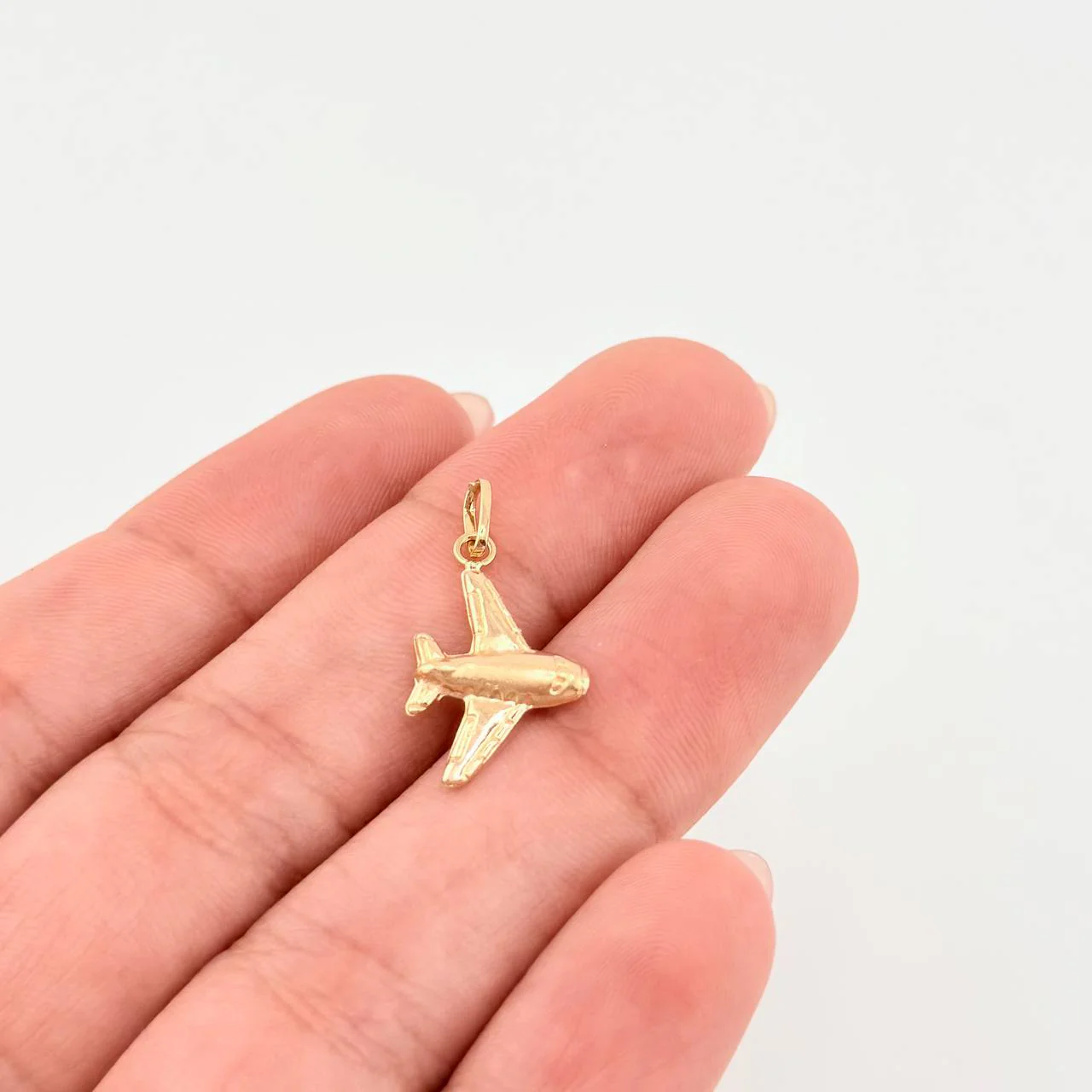Dije Avion 0.55 g / 2.1 cm Oro Amarillo 18K - Image 3