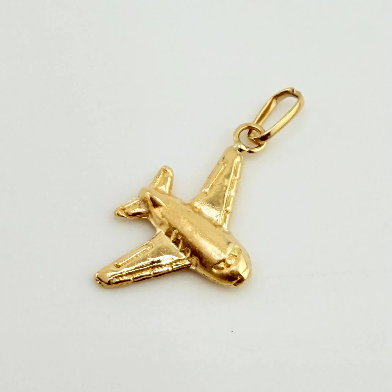 Dije Avion 0.55 g / 2.2 cm Oro Amarillo 18K - Image 2