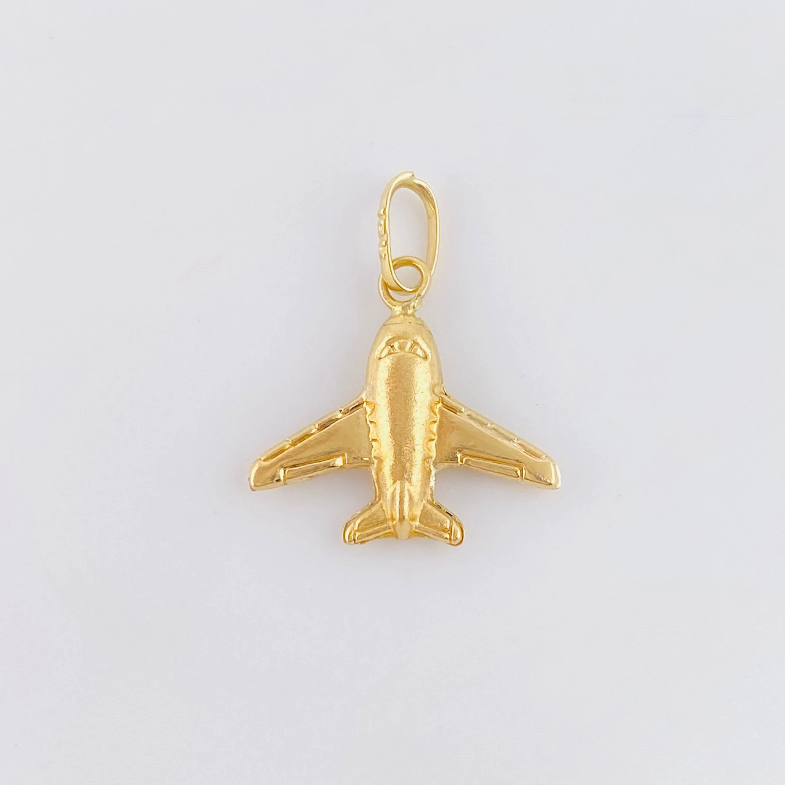 Dije Avion 0.6 g / 1.9 cm Oro Amarillo 18K