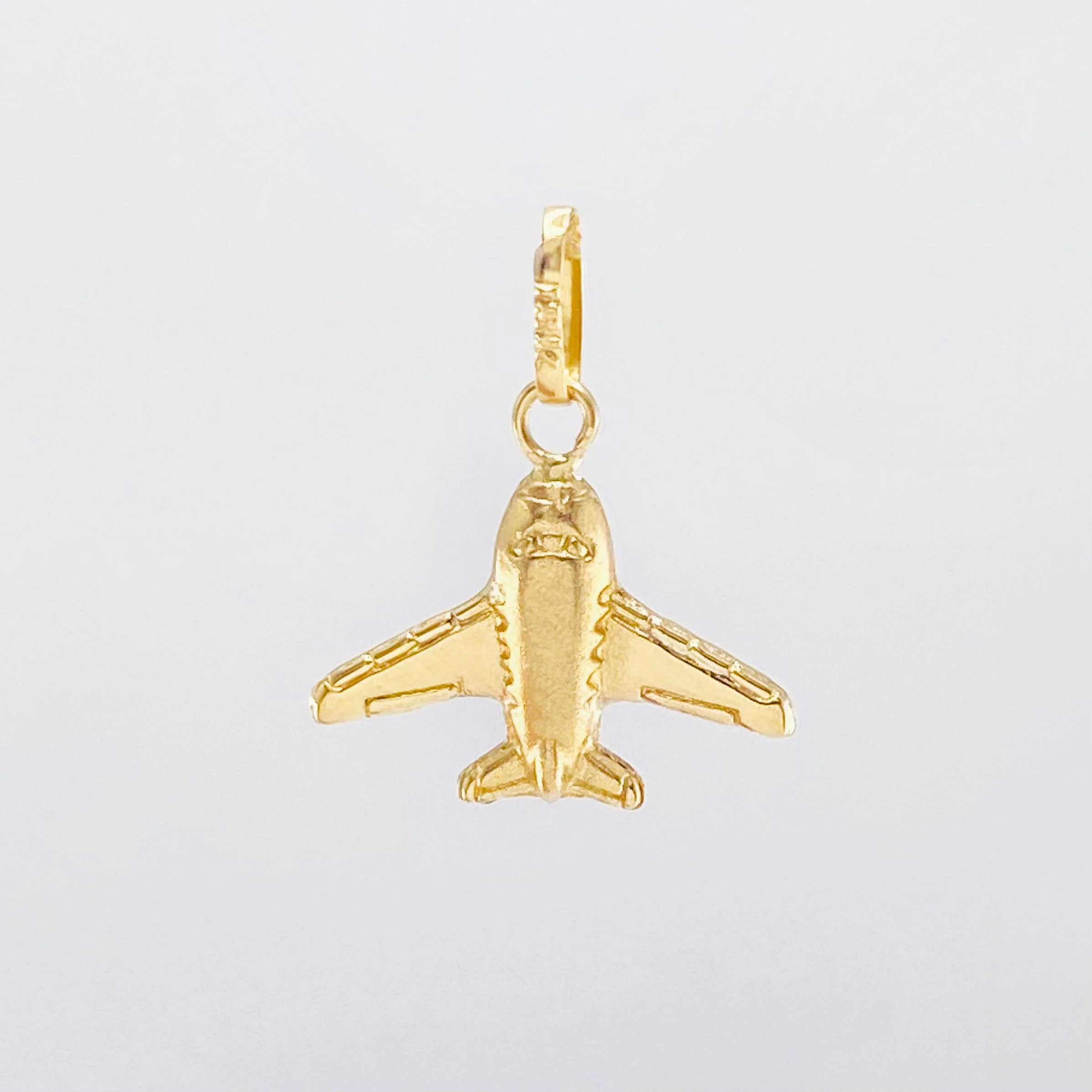 Dije Avion 0.6 g / 1.9 cm Oro Amarillo 18K - Image 2