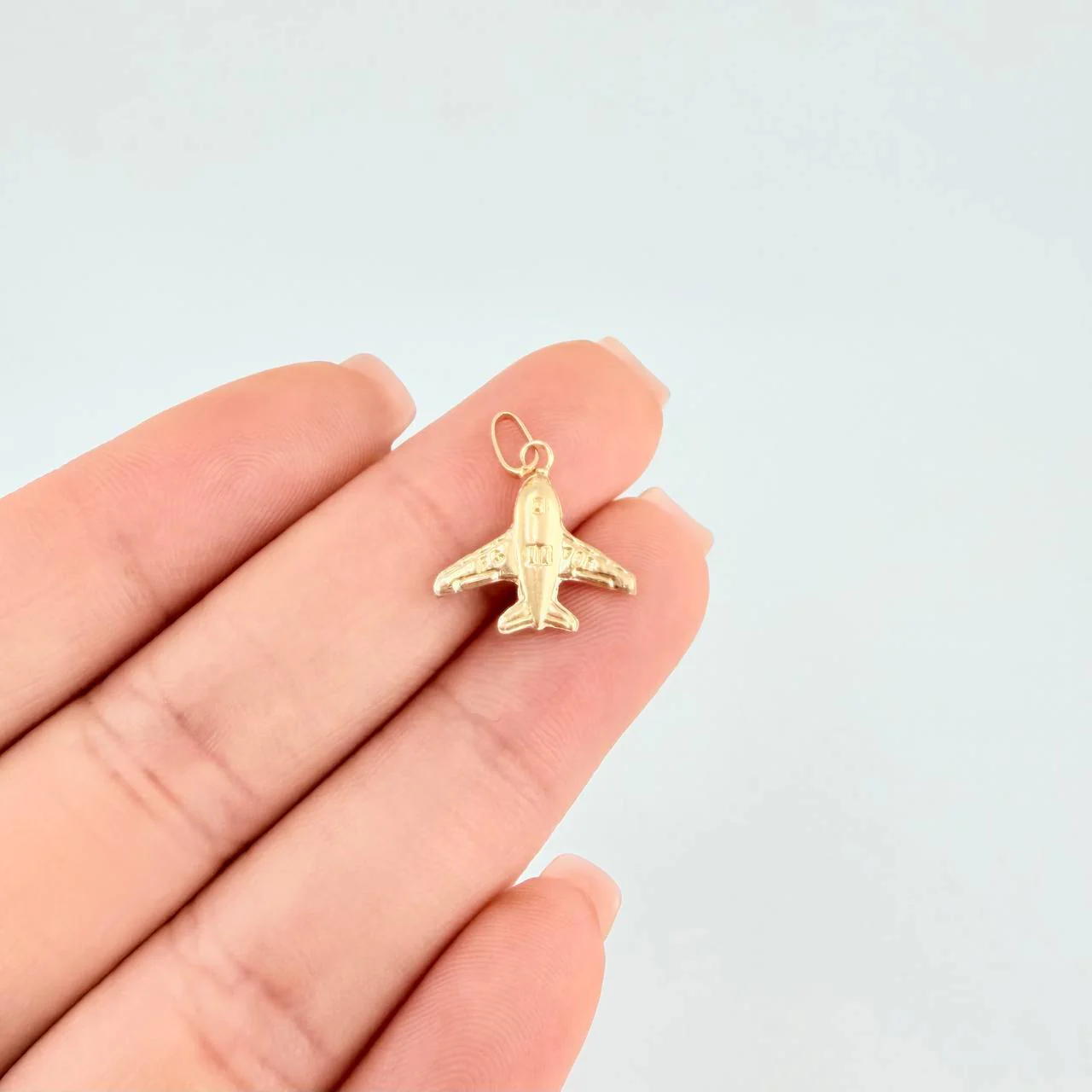 Dije Avion 0.6 g / 1.9 cm Oro Amarillo 18K - Image 5