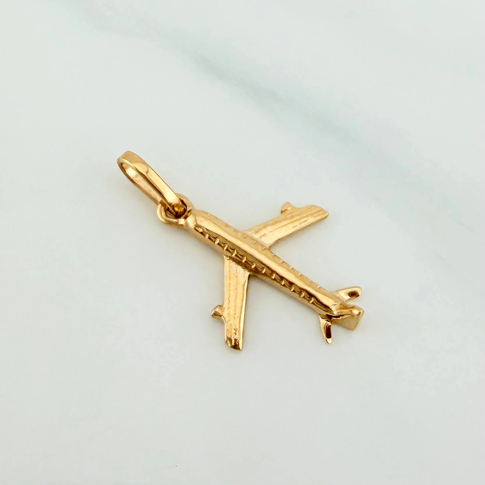 Dije Avion 0.9 g / 2.3 cm Oro Amarillo 18K - Image 2
