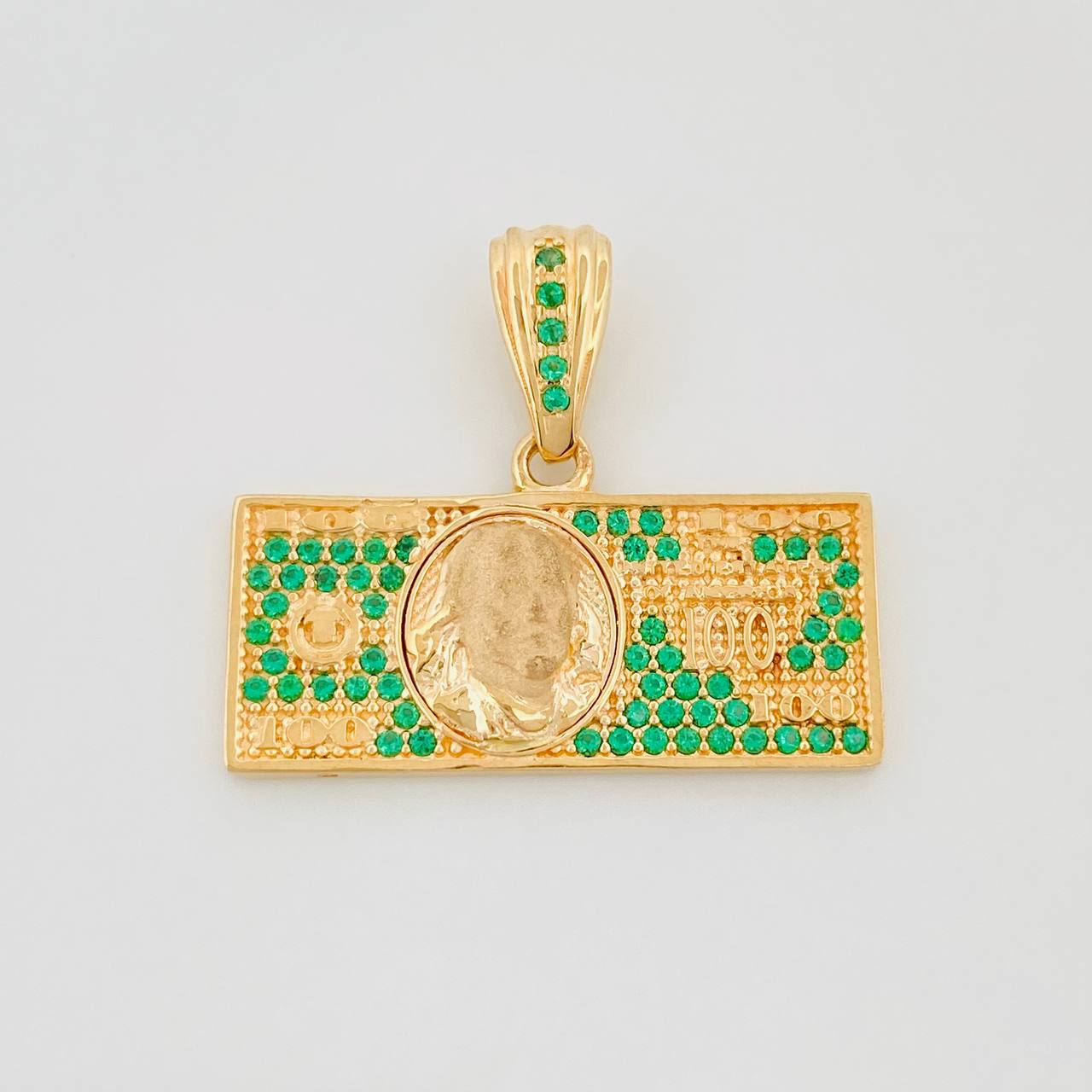 Dije Billete Dolar 3.9 g / 2 cm Oro Amarillo 18K