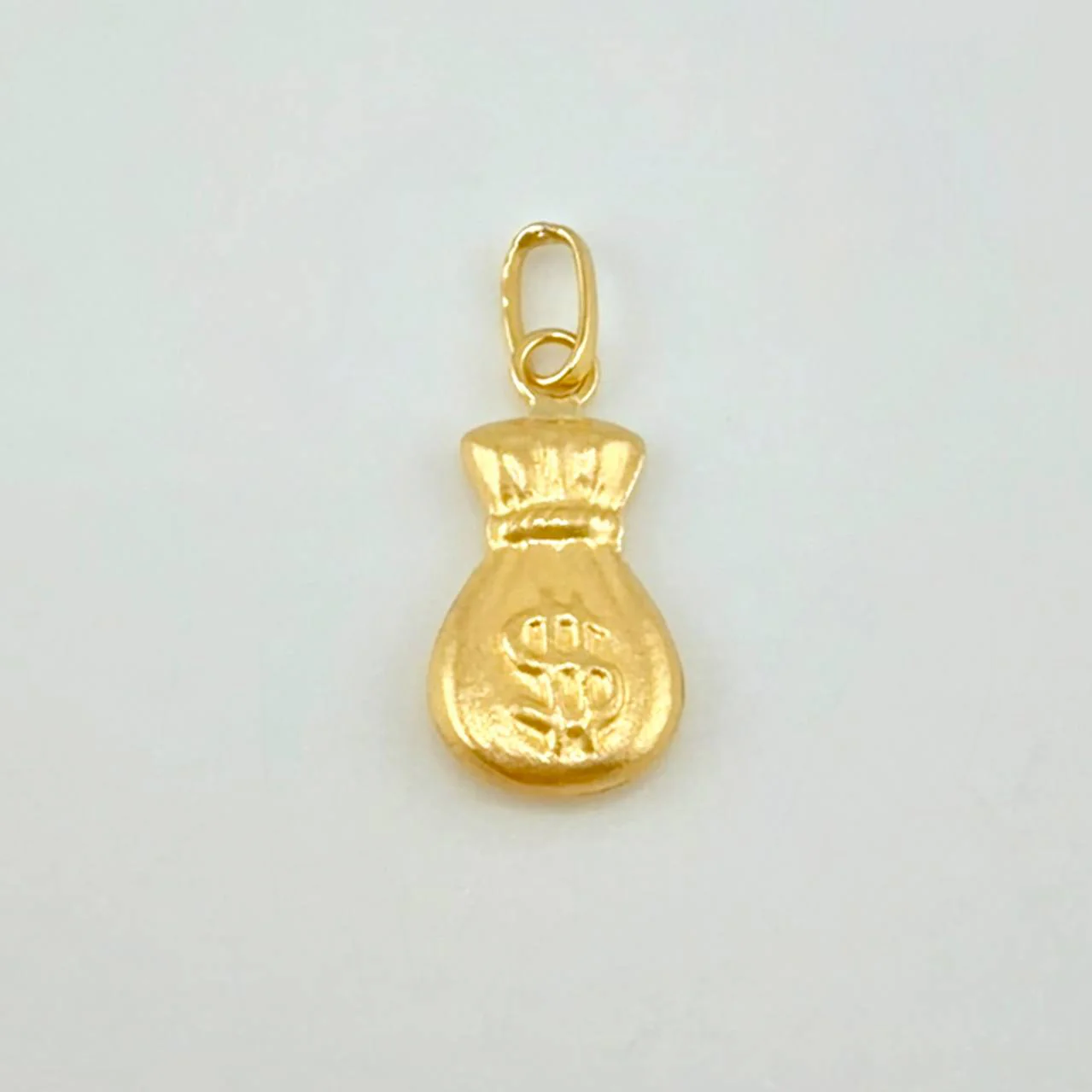 Dije Bolsa Dinero Mate 0.35g / 1.8cm Oro Amarillo 18K