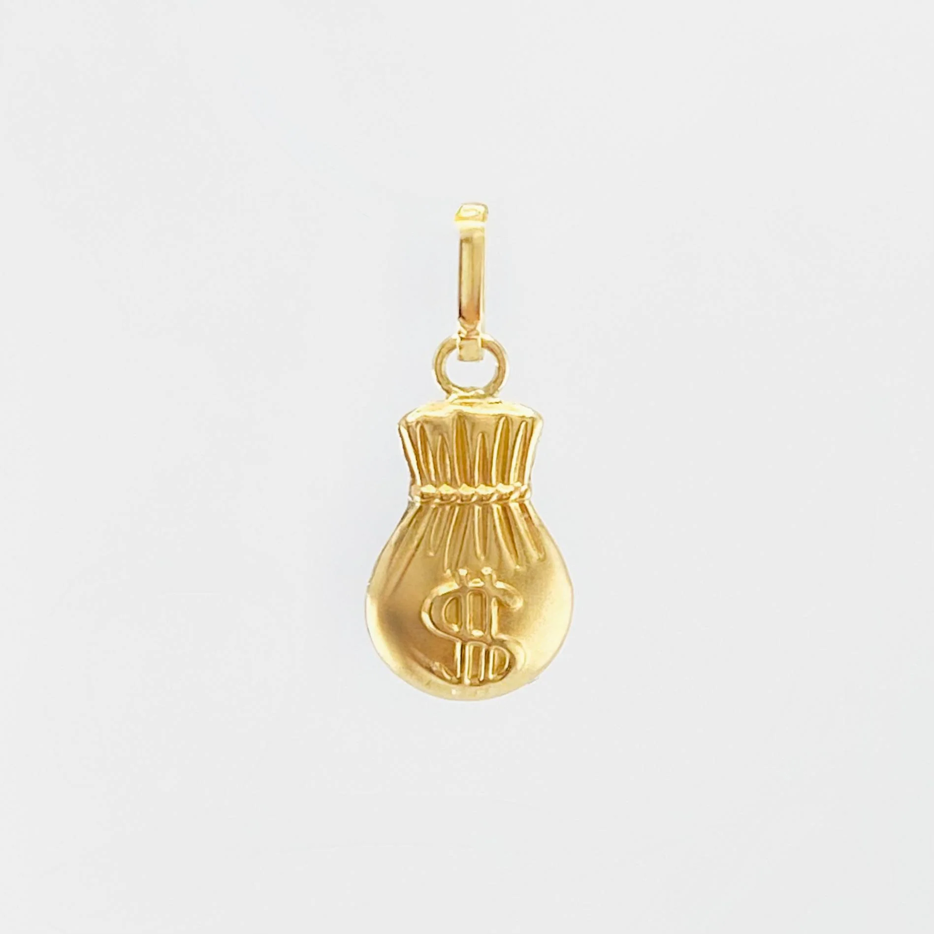 Dije Bolsa De Dinero 0.45 g / 1.8 cm Oro Amarillo 18K - Image 3