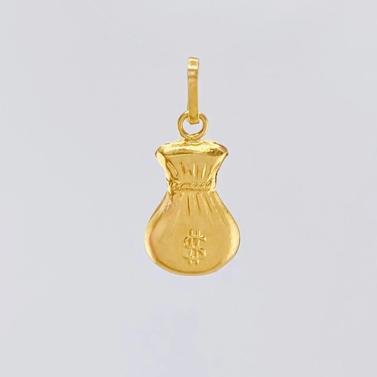 Dije Bolsa De Dinero 0.5 g / 2 cm Oro Amarillo 18K - Image 2