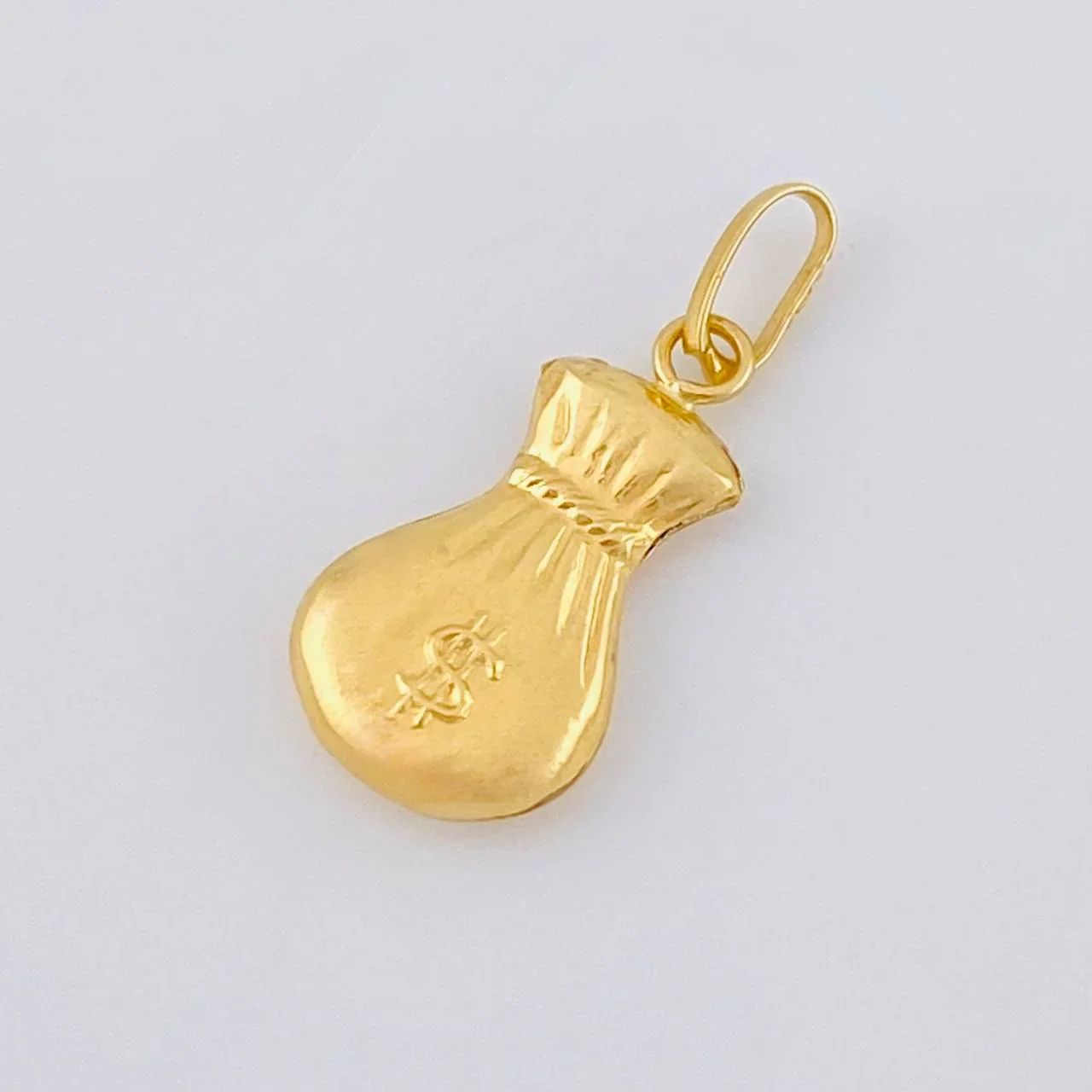 Dije Bolsa De Dinero 0.5 g / 2 cm Oro Amarillo 18K - Image 3