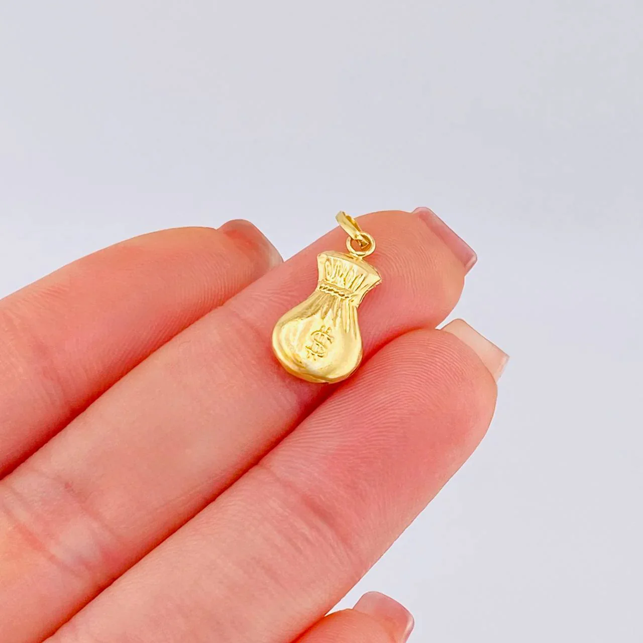 Dije Bolsa De Dinero 0.5 g / 2 cm Oro Amarillo 18K - Image 4