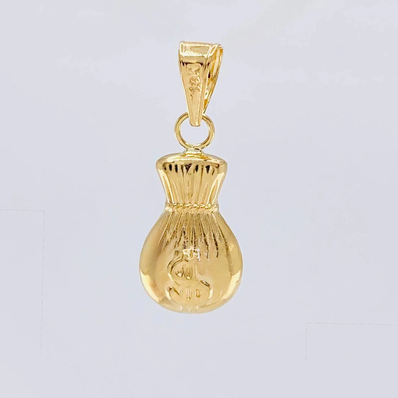 Dije Bolsa De Dinero 0.7 g / 2.2 cm Oro Amarillo 18K - Image 2