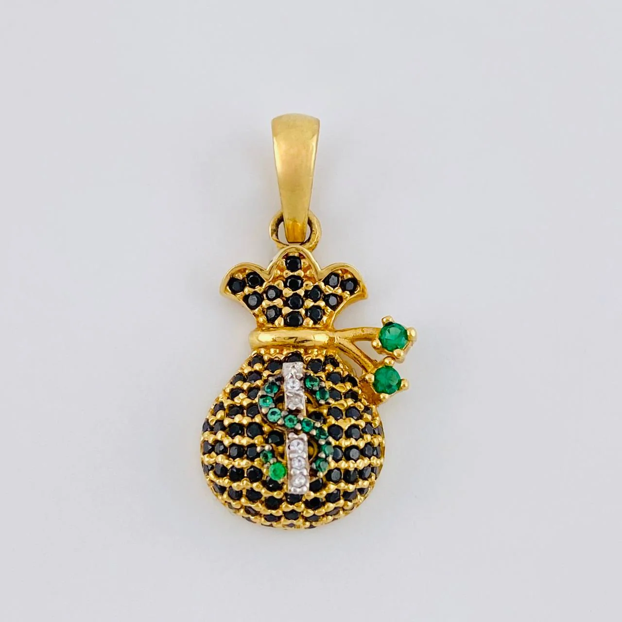 Dije Bolsa De Dinero 2.8 g / 2.5 cm Oro Amarillo 18K