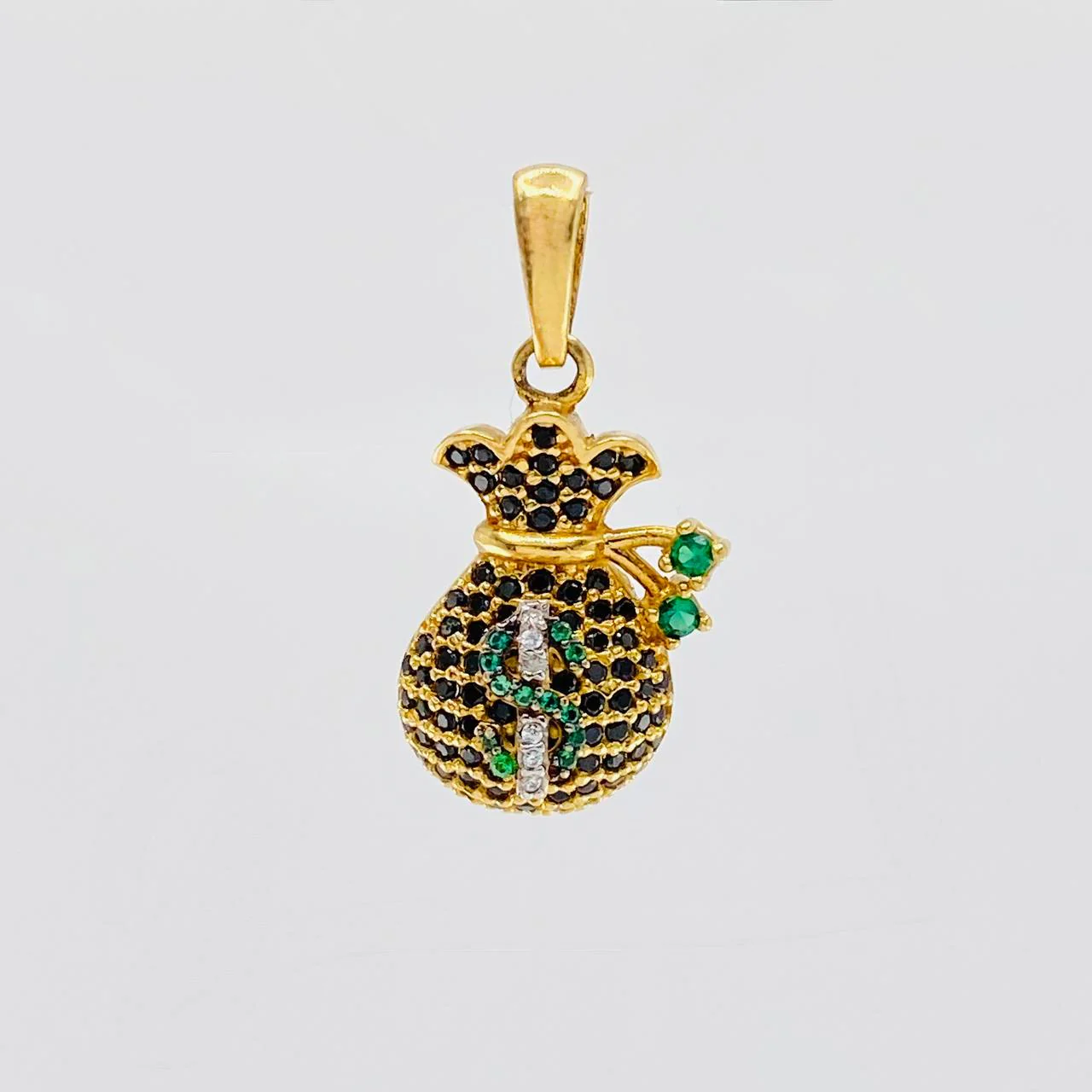 Dije Bolsa De Dinero 2.8 g / 2.5 cm Oro Amarillo 18K - Image 2