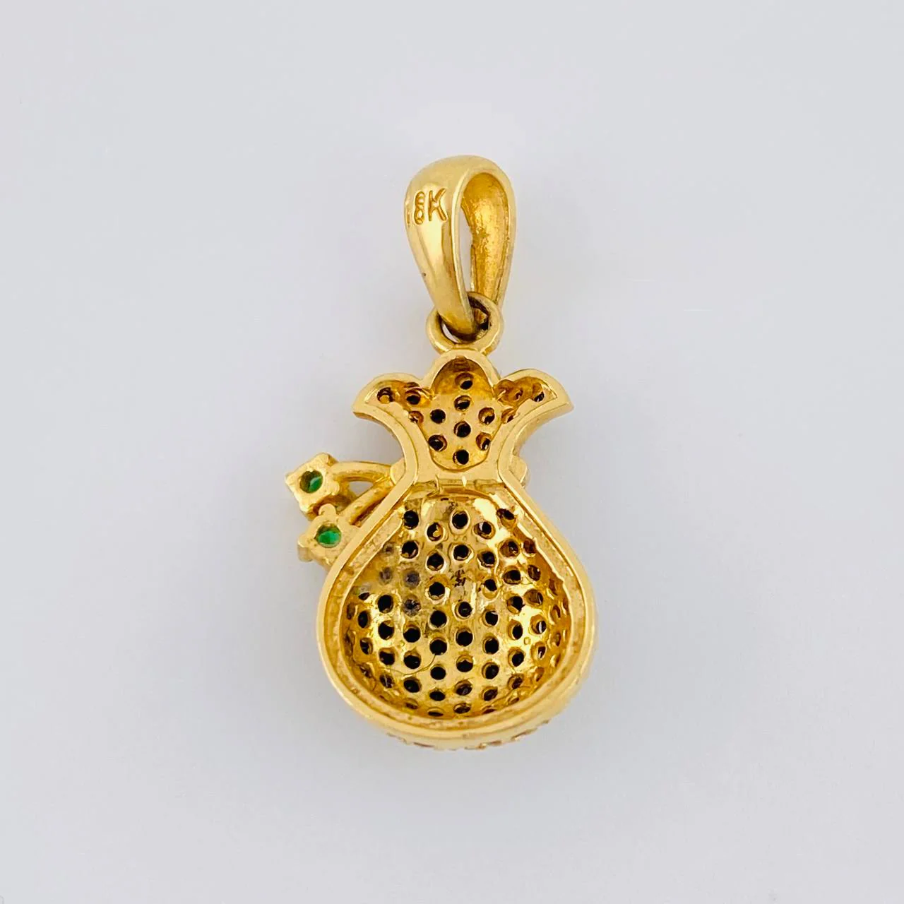 Dije Bolsa De Dinero 2.8 g / 2.5 cm Oro Amarillo 18K - Image 4