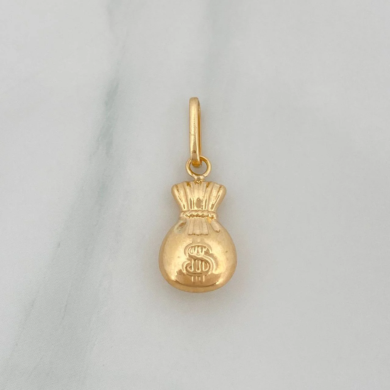 Dije Bolsa Dinero 0.6 g / 2.2 cm Oro Amarillo 18K
