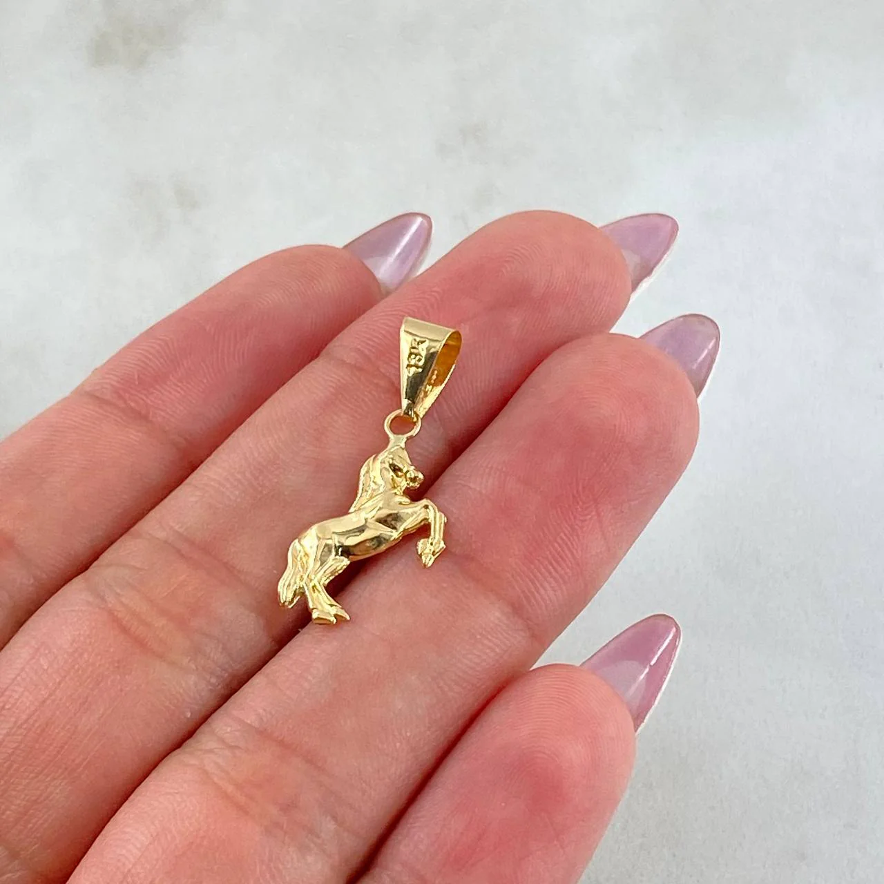 Dije Caballo 0.65gr / 2.5cm / Oro Amarillo 18K © - Image 4