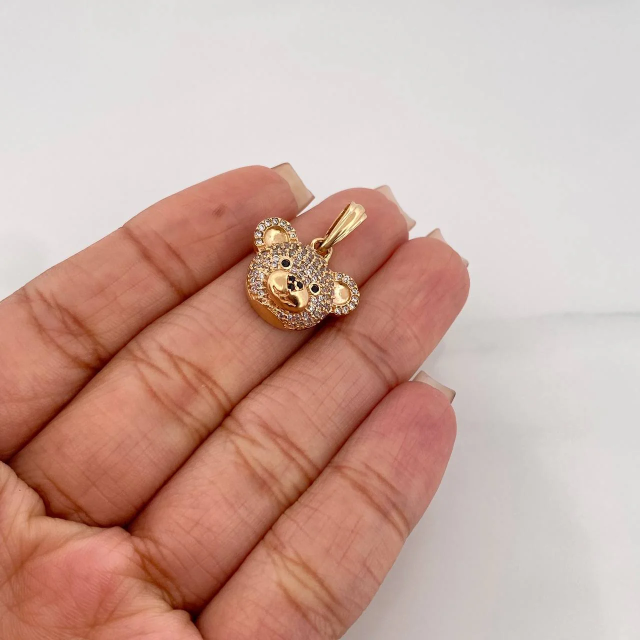 Dije Cara Oso 3.05 g / 2 cm Oro Amarillo 18K - Image 4