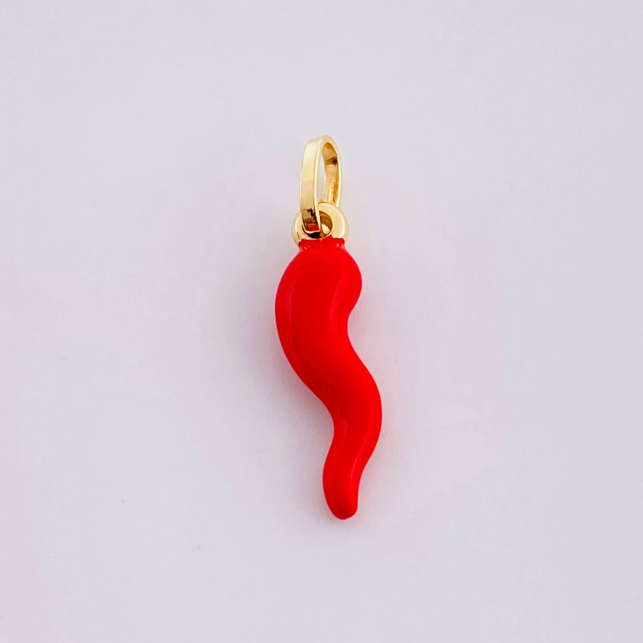 Dije Chile jalapeño 0.8g / 2.5cm Oro Amarillo 18K