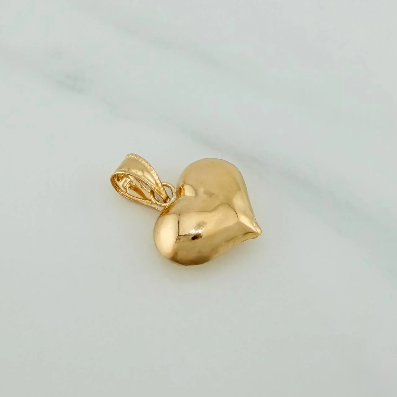 Dije Corazón 0.85gr / 1.8cm / Oro Amarillo 18K % - Image 2