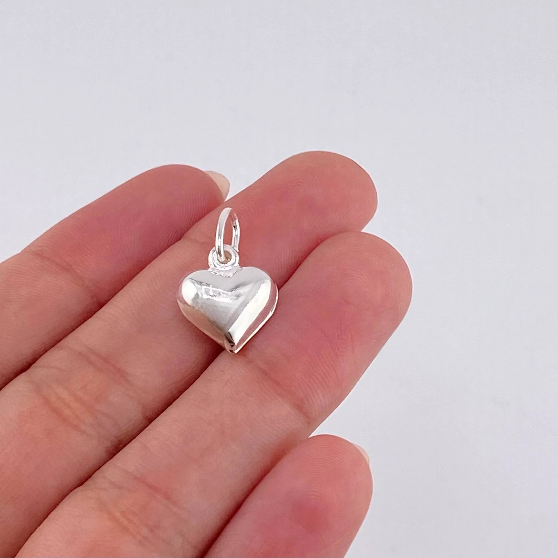Dije Corazón 1.8 g / 2.4 cm Plata 925 - Image 3