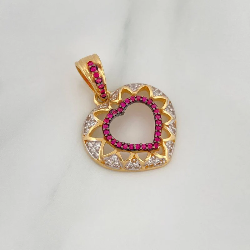 Dije Corazon 3.7 g / 2.7 cm Tres Oros 18K - Image 2