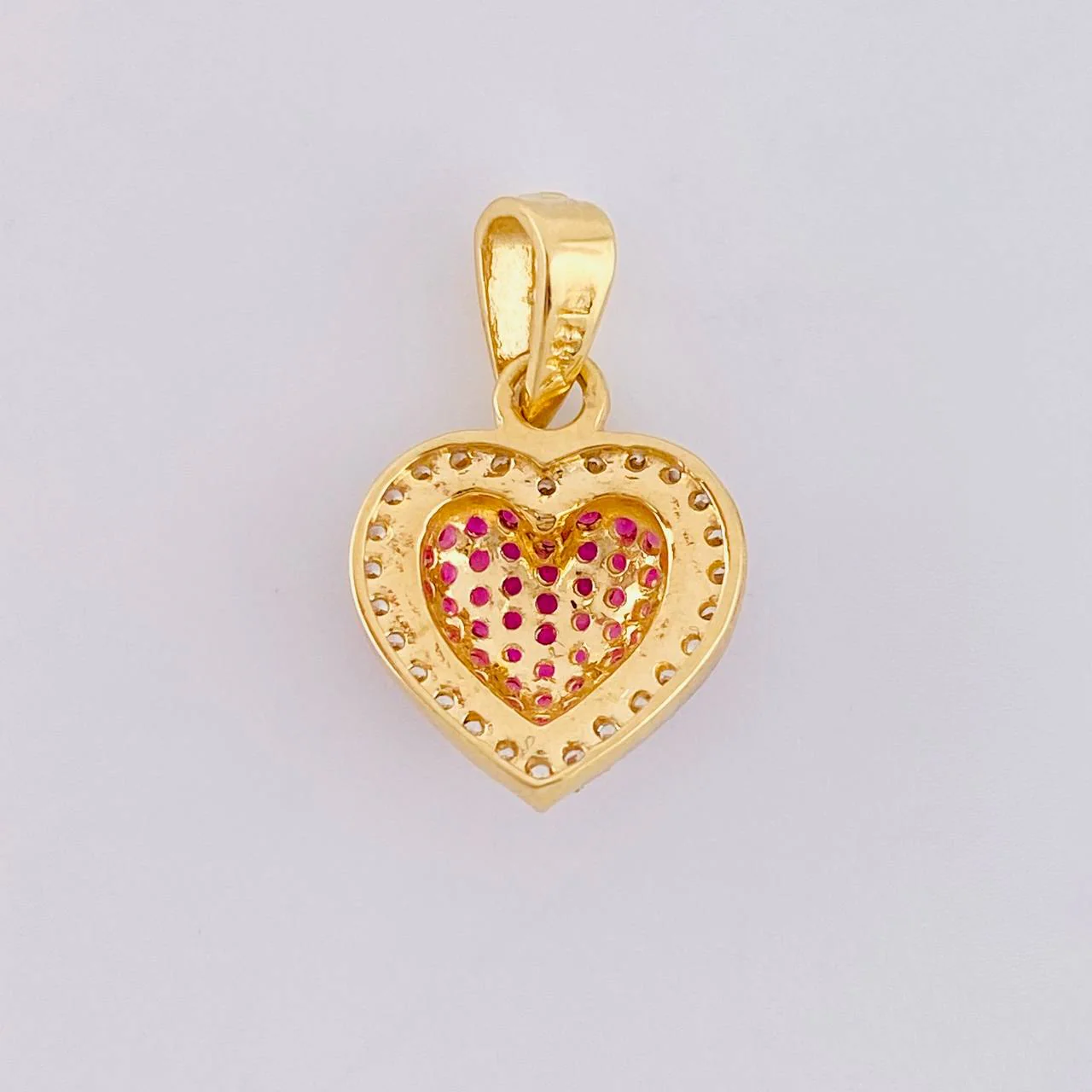 Dije Corazón Cojin 1.75 g / 1.8 cm Oro Amarillo 18K - Image 4