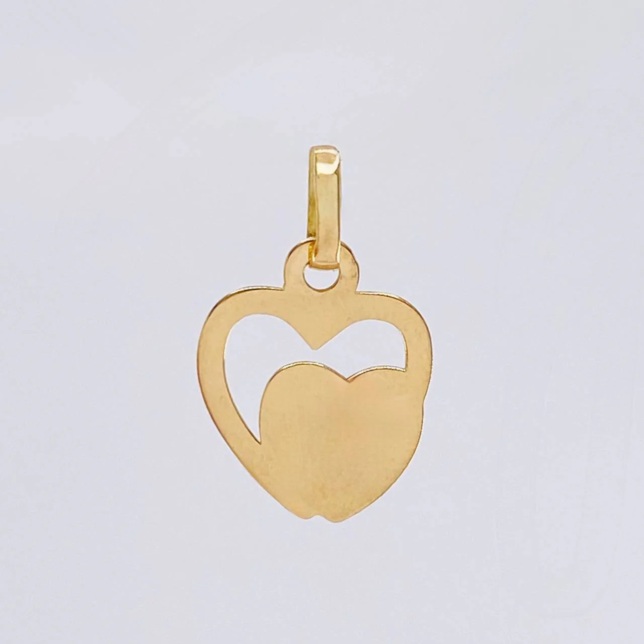 Dije Corazones Unidos 0.55 g / 1.8 cm Oro Amarillo 18K - Image 2