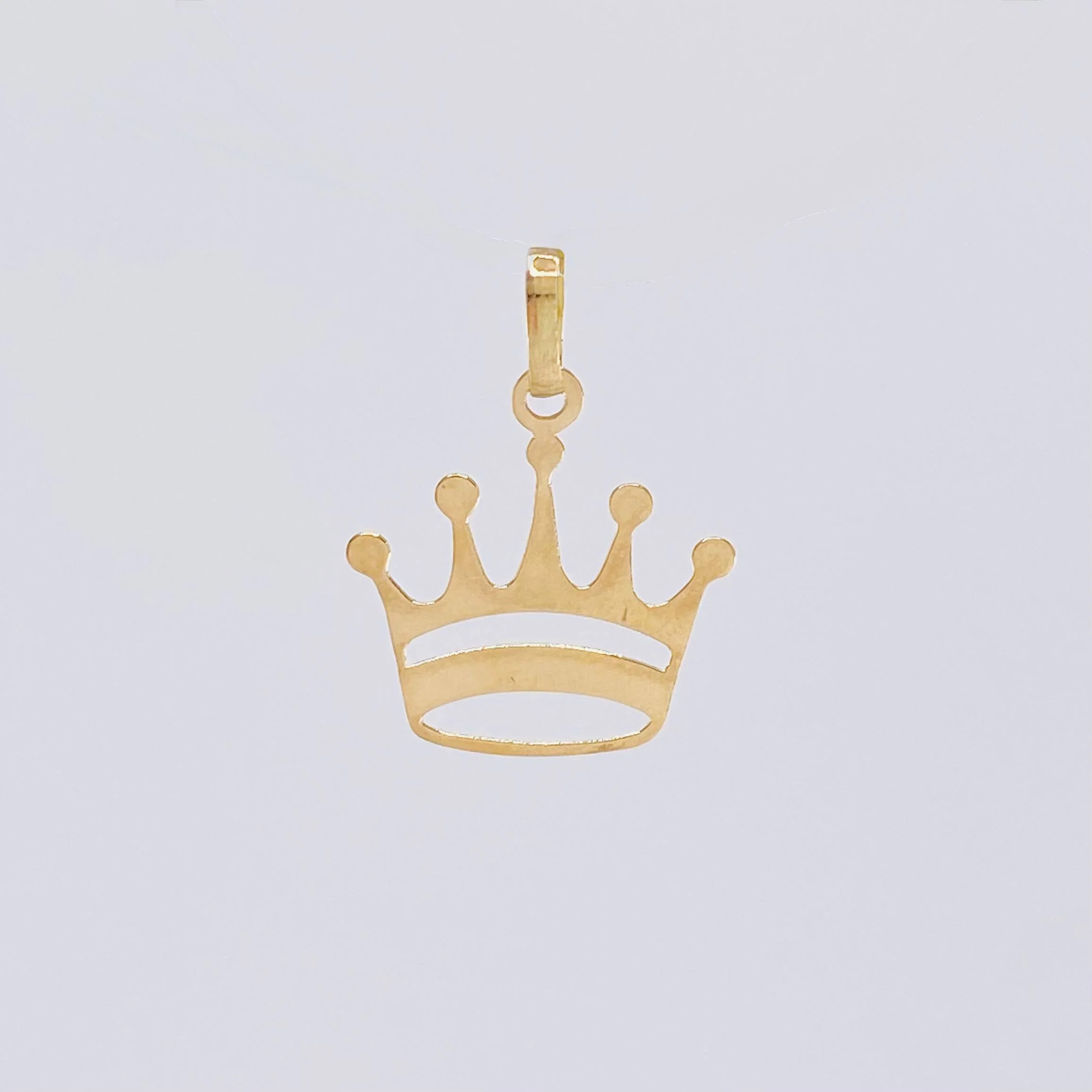 Dije Corona 0.45gr / 2.2cm / Oro Amarillo 18K - Image 2