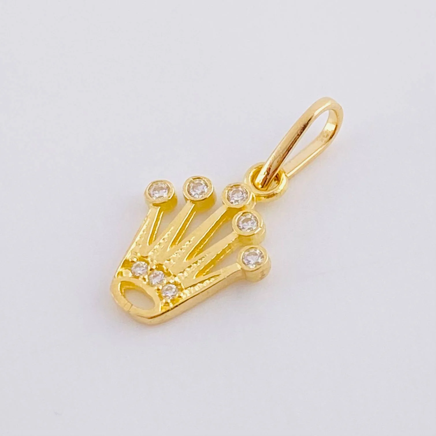 Dije Corona 0.7 g / 2.8 cm Oro Amarillo 18K - Image 4