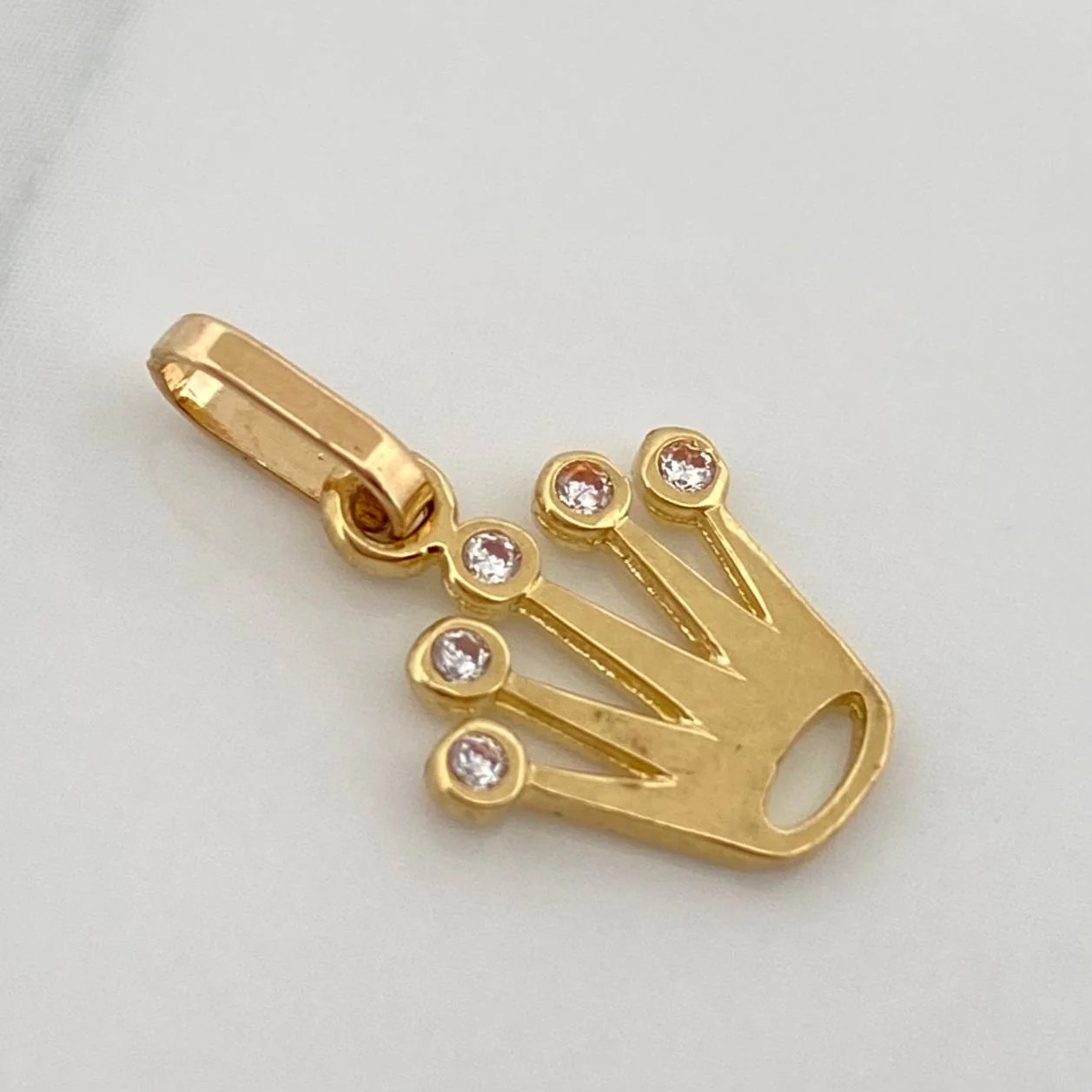 Dije Corona 0.85gr / 1cm / Oro Amarillo 18K - Image 3