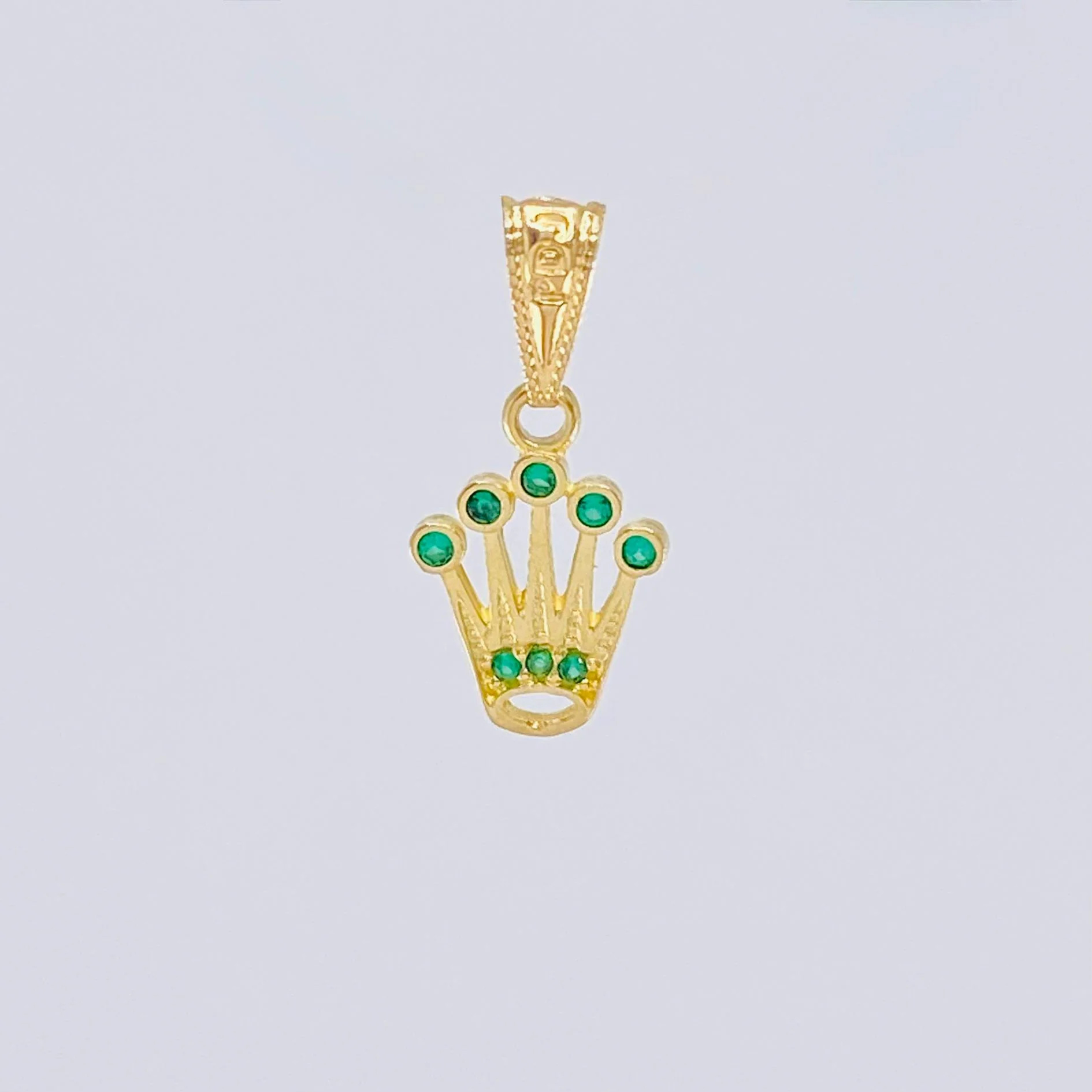 Dije Corona 0.8gr / 2cm / Oro Amarillo 18K © - Image 2