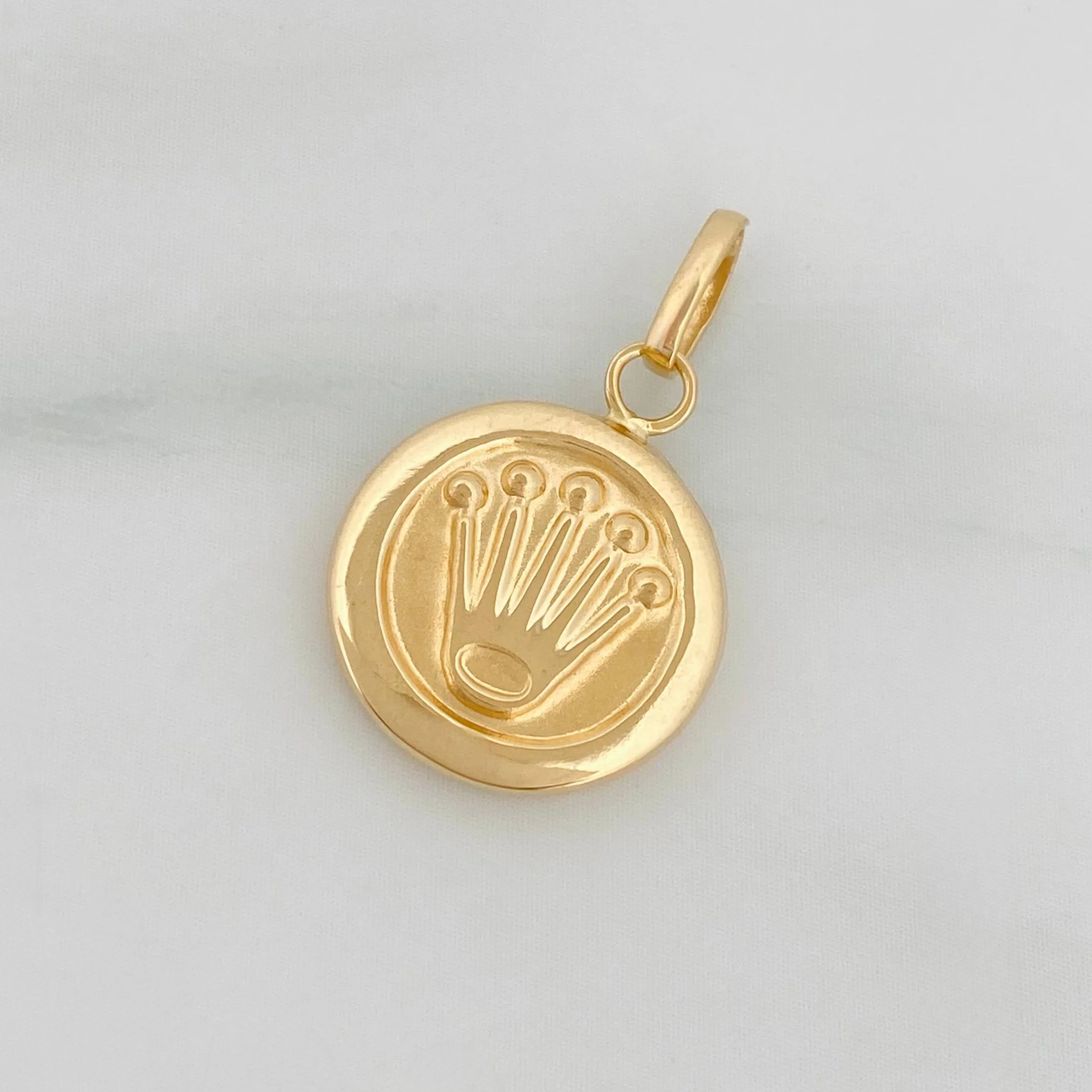 Dije Corona 0.9 g / 2.1 cm Oro Amarillo 18K - Image 3