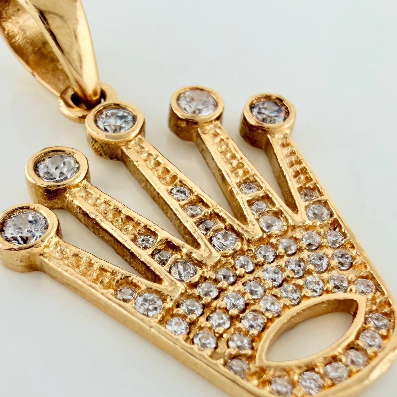 Dije Corona 3.25gr / 3cm / Oro Amarillo 18K % - Image 4