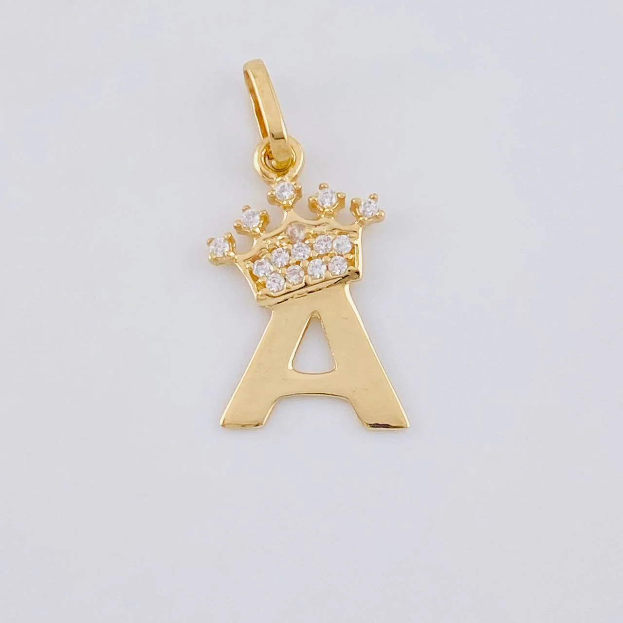Dije Corona Letra A 0.8 g / 2 cm Oro Amarillo 18K