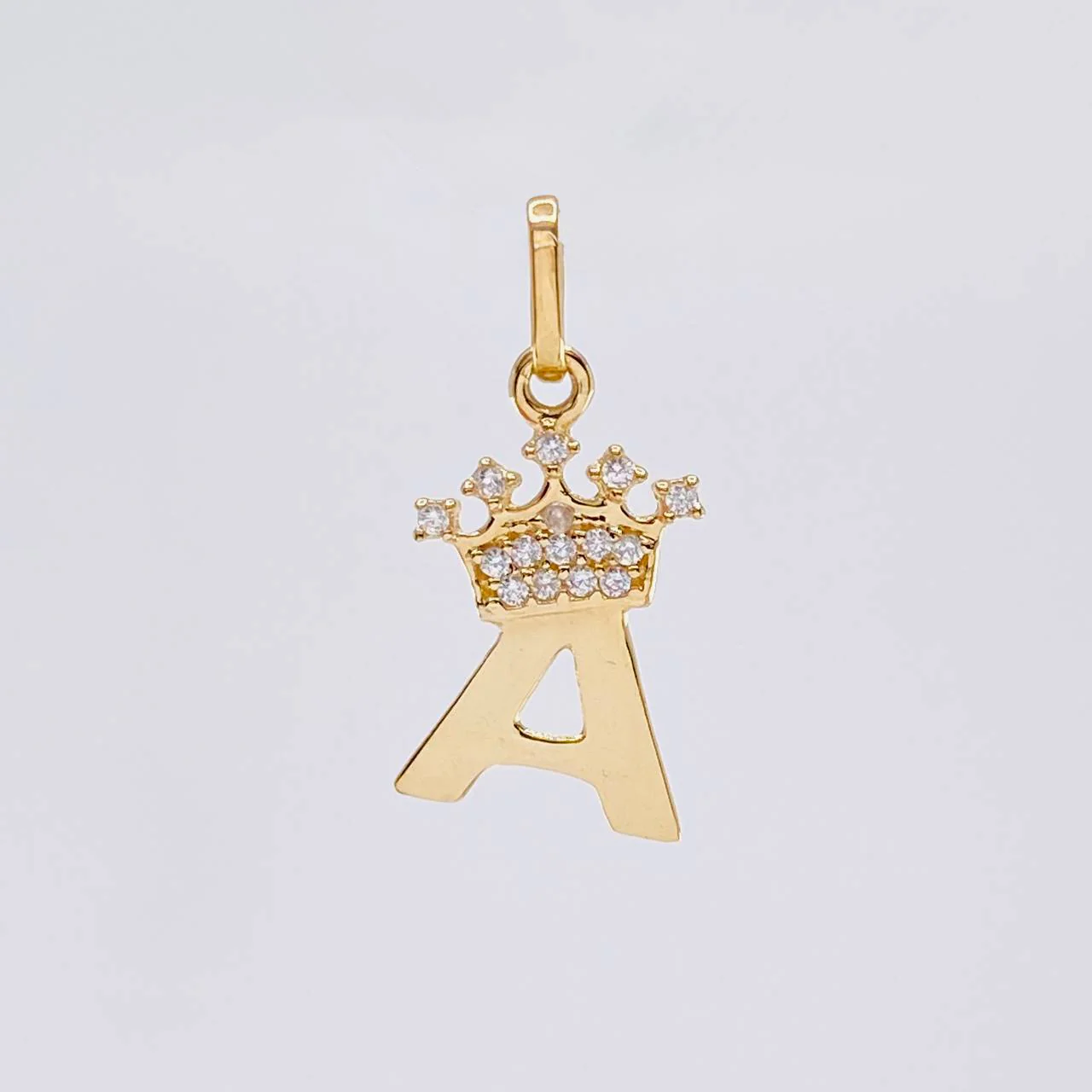 Dije Corona Letra A 0.85 g / 2 cm Oro Amarillo 18K - Image 2