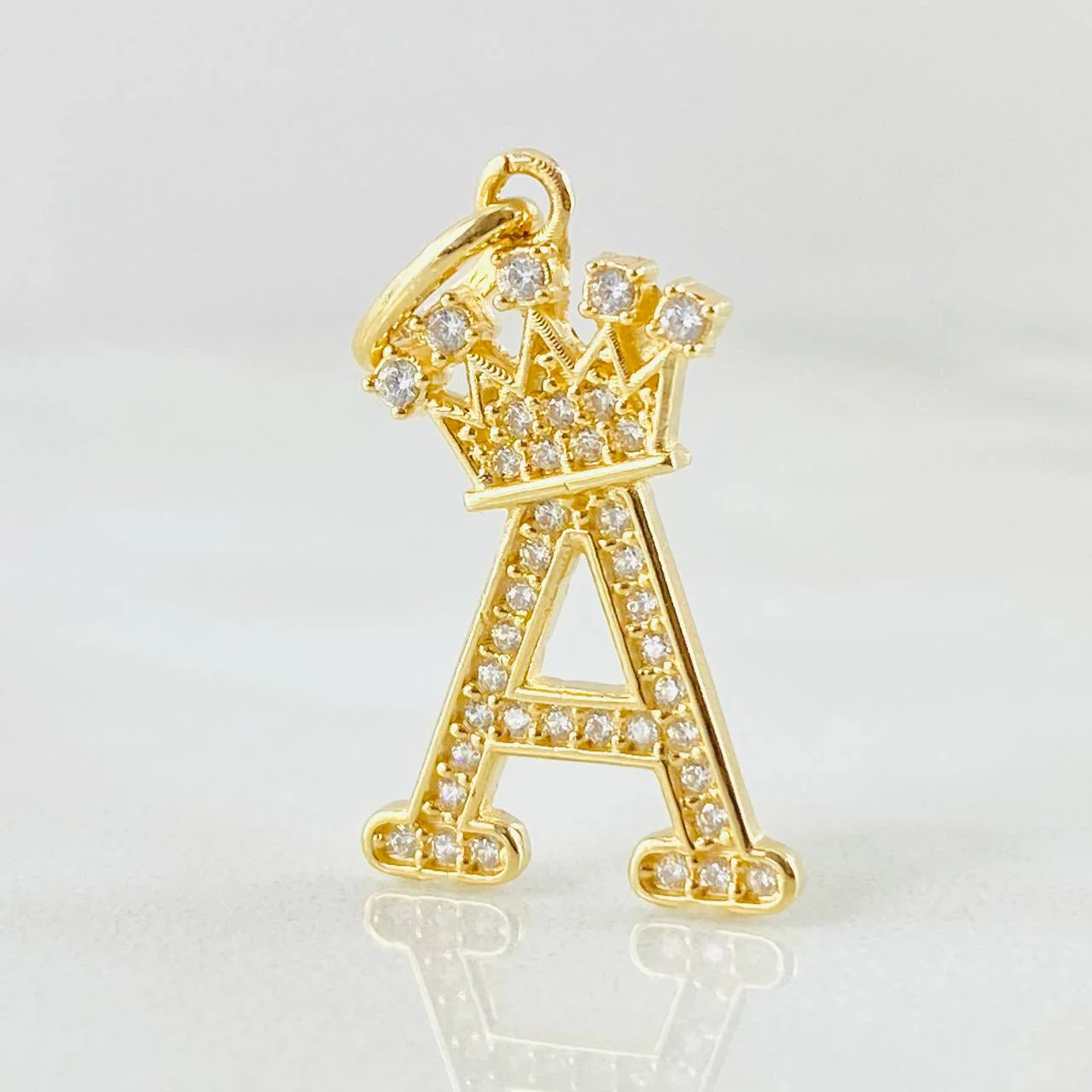 Dije Corona Letra A 2.05 g / 2.7 cm Oro Amarillo 18K