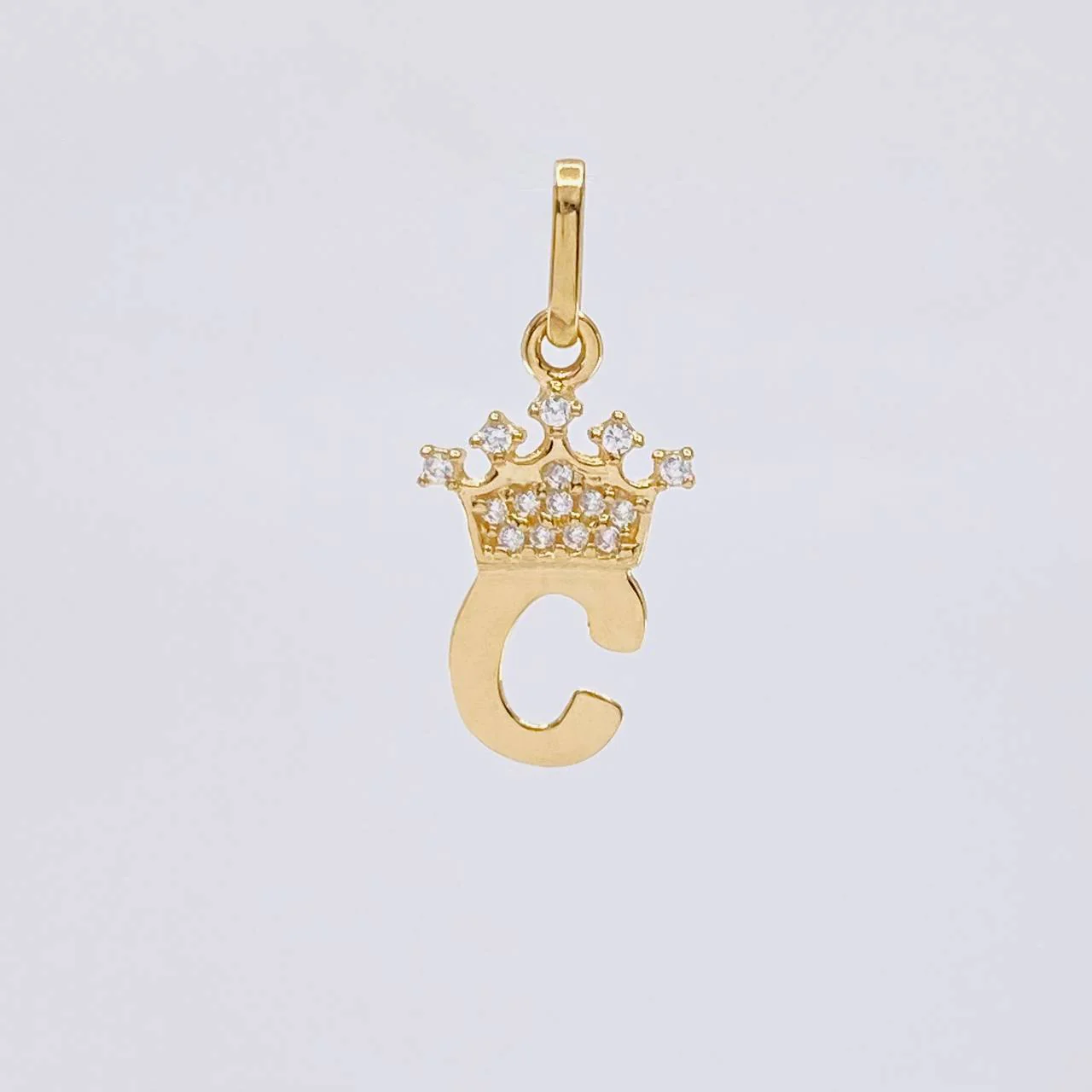 Dije Corona Letra C 0.7 g / 2 cm Oro Amarillo 18K - Image 2