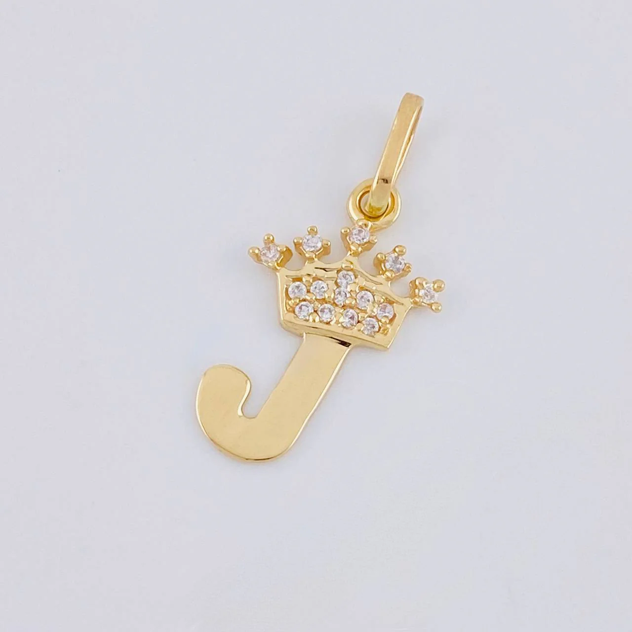 Dije Corona Letra J 0.7 g / 2.2 cm Oro Amarillo 18K - Image 4