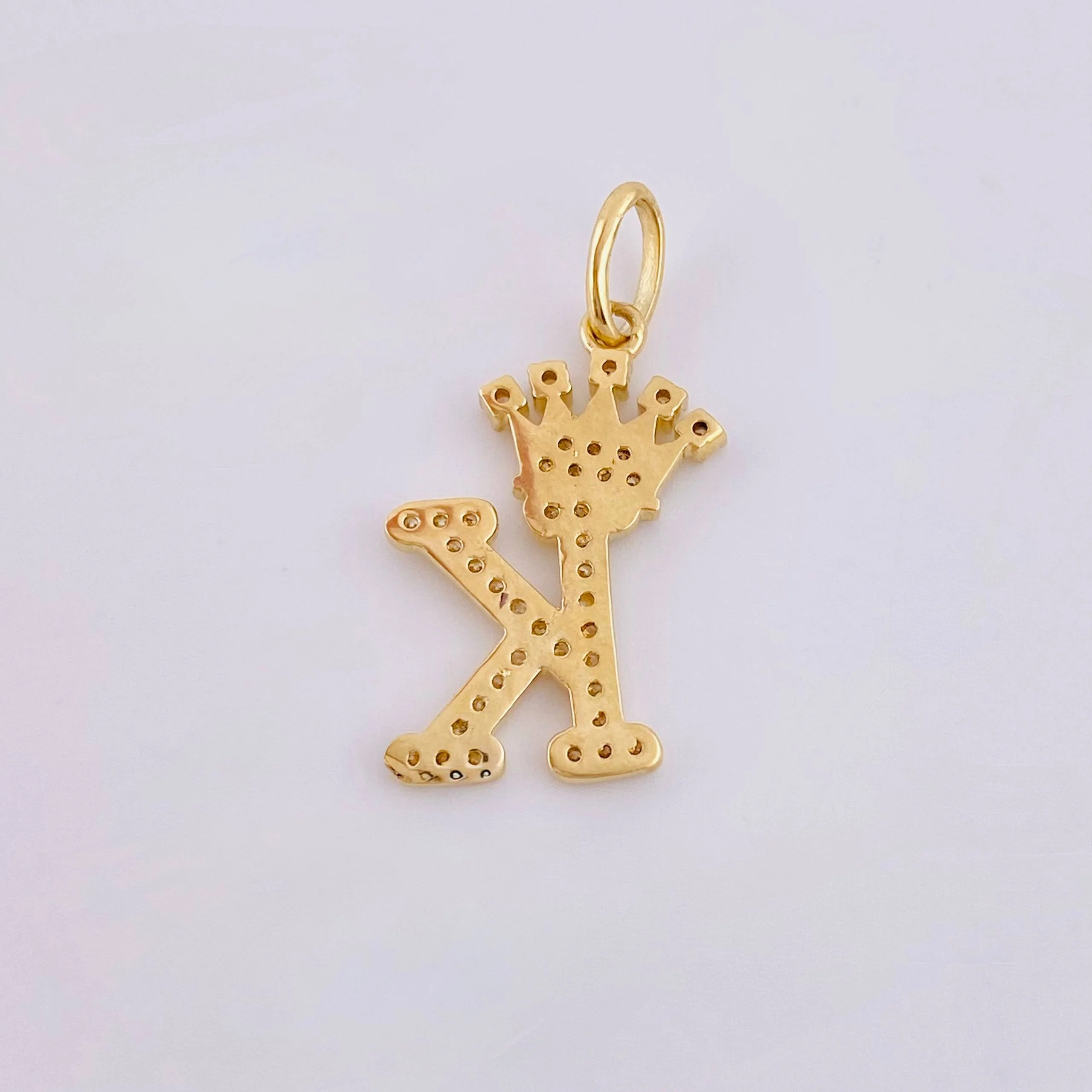 Dije Corona Letra K 1.9 g / 2.6 cm Oro Amarillo 18K - Image 4