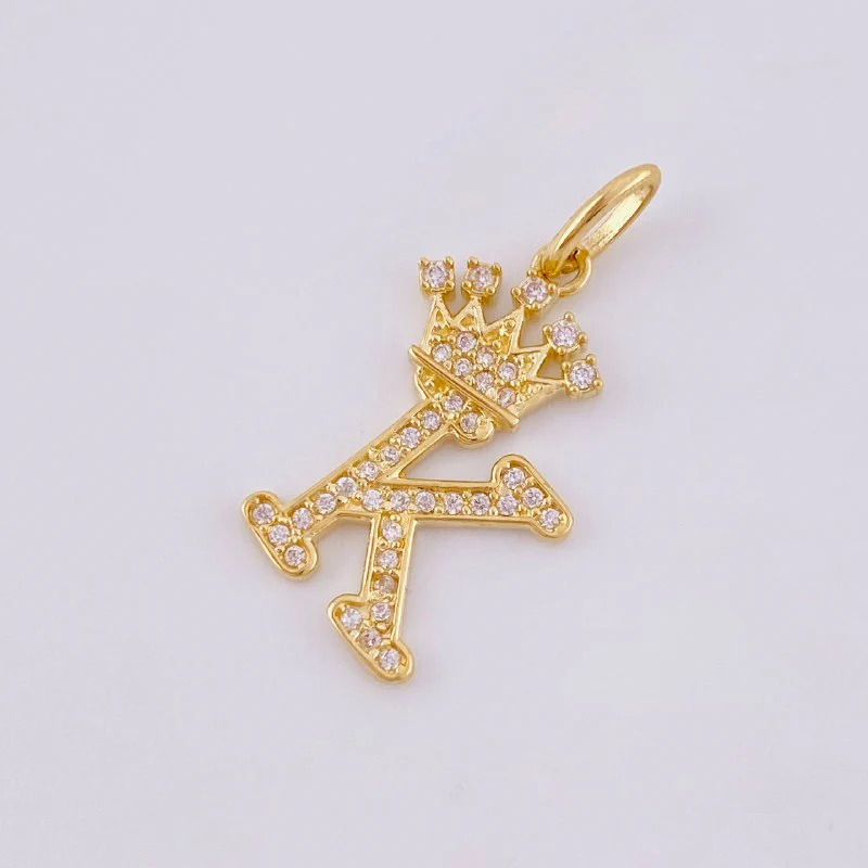 Dije Corona Letra K 1.95 g / 2.6 cm Oro Amarillo 18K - Image 3