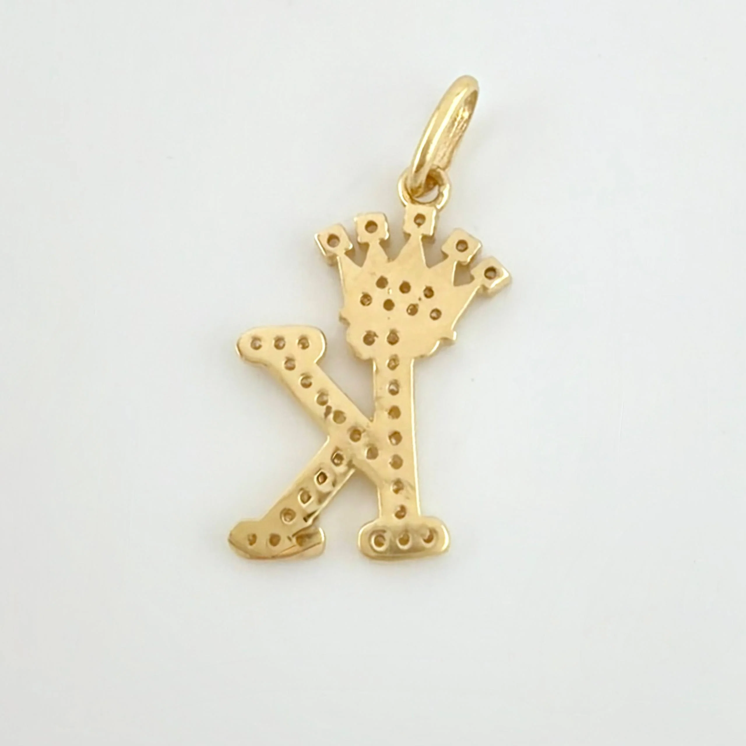 Dije Corona Letra K 1.95gr / 2.7cm / Oro Amarillo 18K © - Image 3