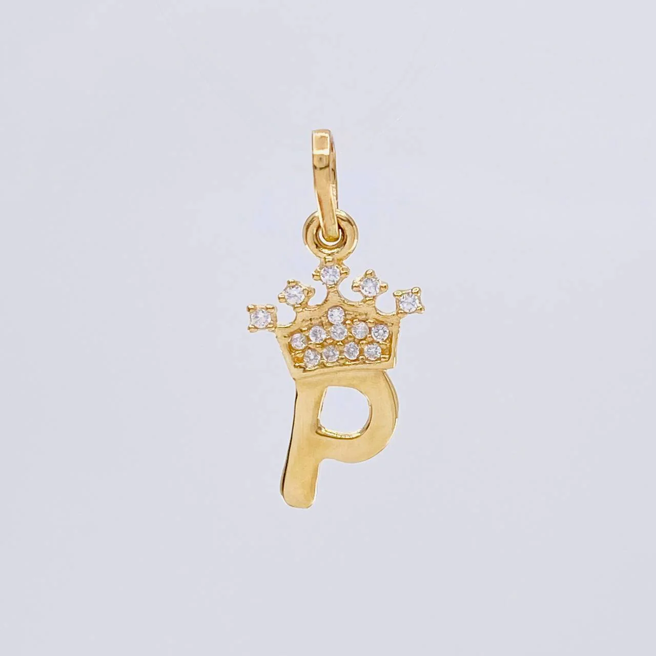 Dije Corona Letra P 0.8 g / 2 cm Oro Amarillo 18K - Image 2