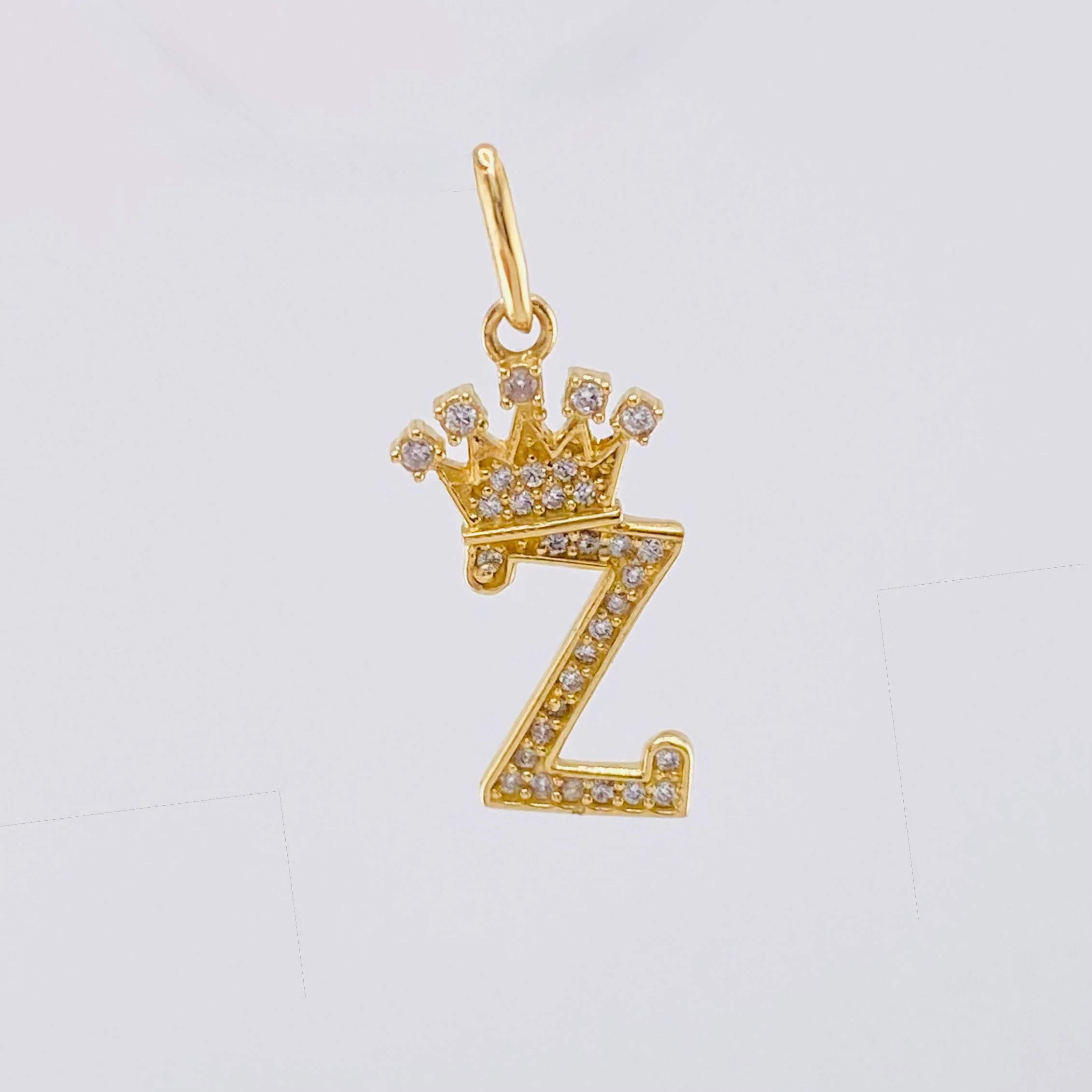 Dije Corona Letra Z 1.55 g / 2.6 cm Oro Amarillo 18K - Image 2