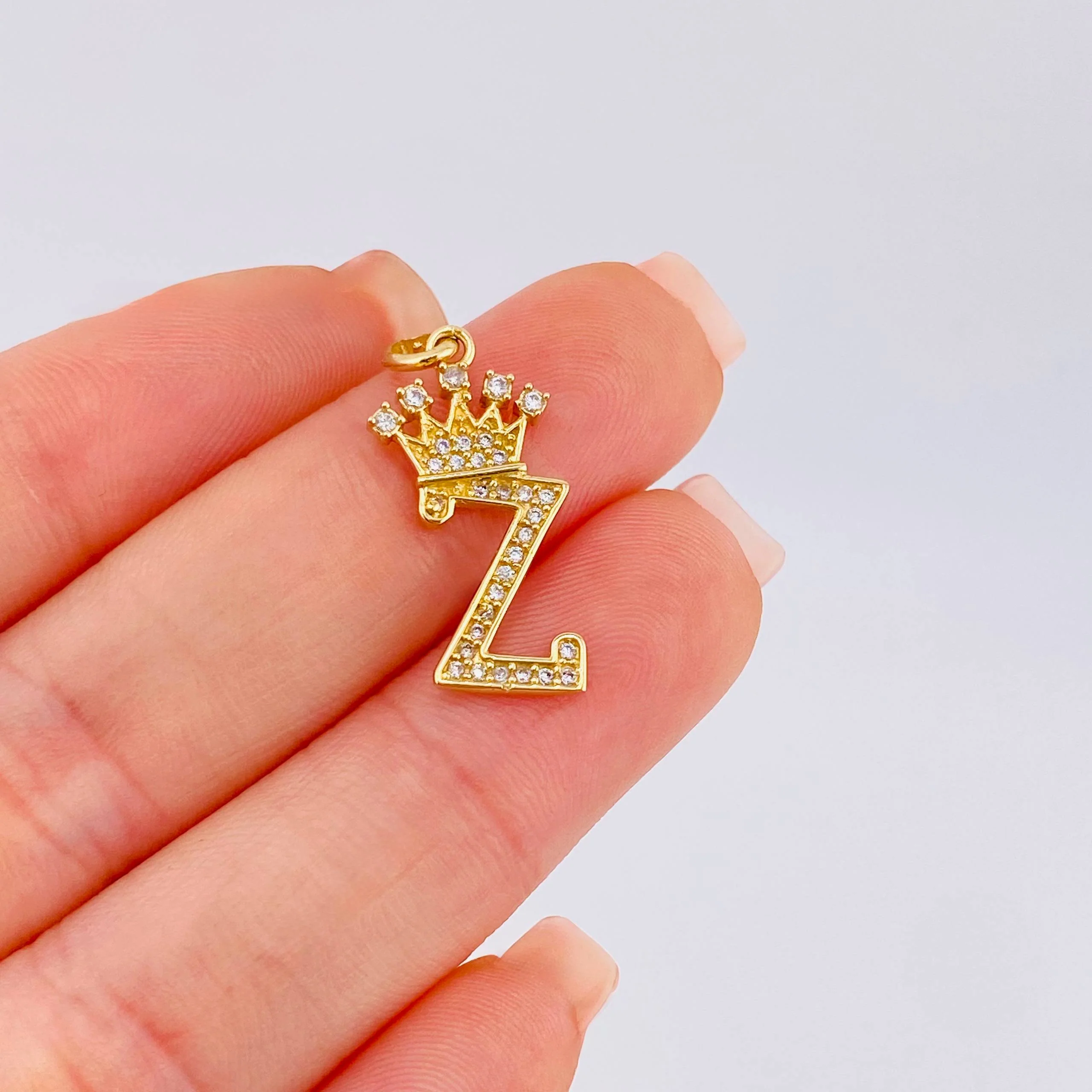 Dije Corona Letra Z 1.55 g / 2.6 cm Oro Amarillo 18K - Image 5