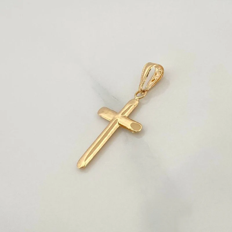 Dije Cruz 0.6gr / 2.9cm / Oro Amarillo 18K & - Image 3