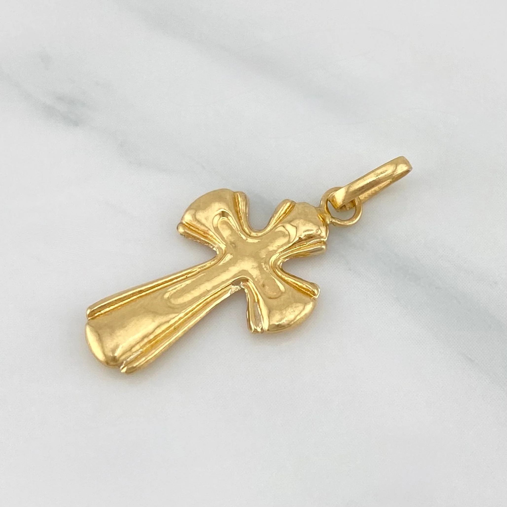 Dije Cruz 0.8 g / 2.7 cm Oro Amarillo 18K - Image 3