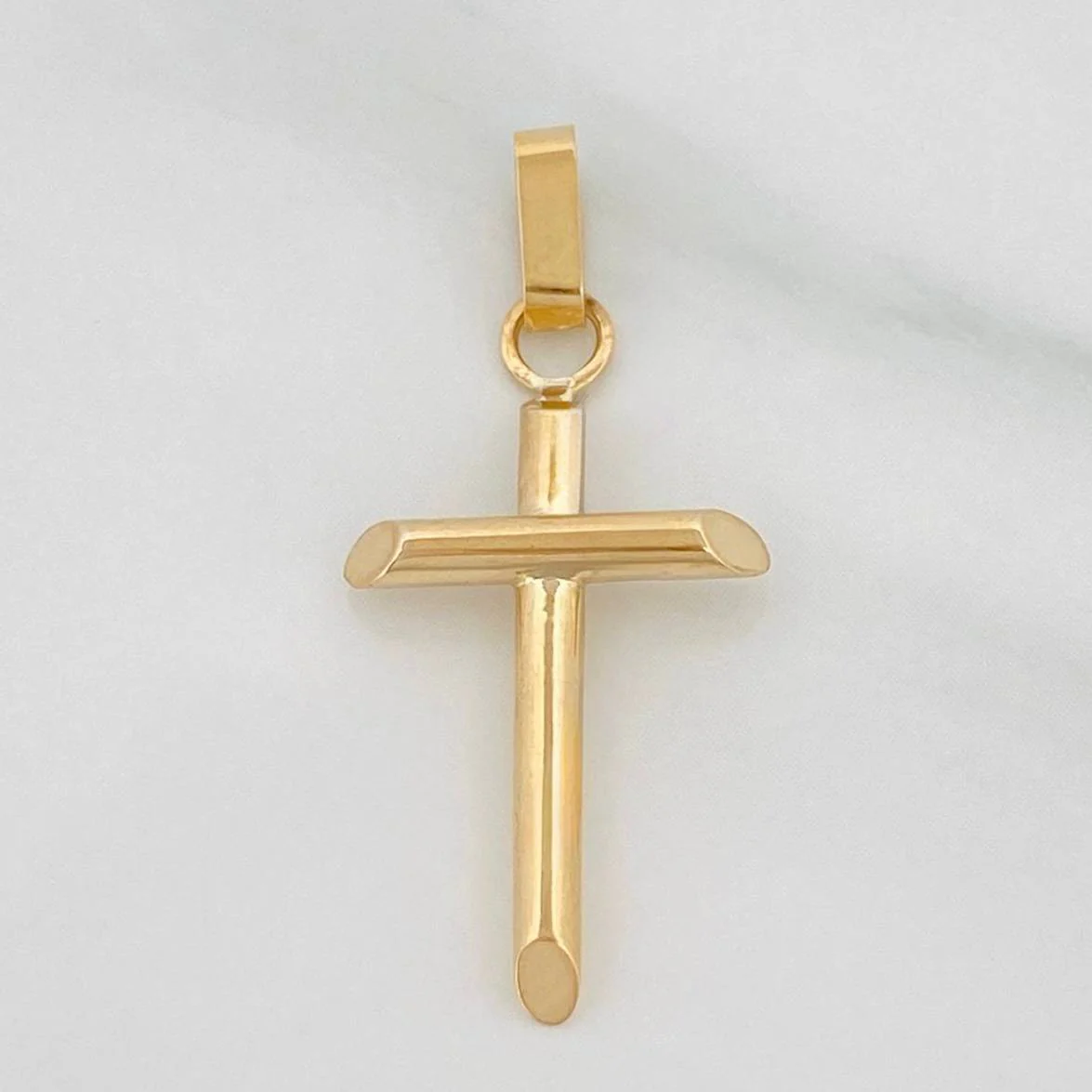 Dije Cruz 0.85 g / 3.5 cm Oro Amarillo 18K