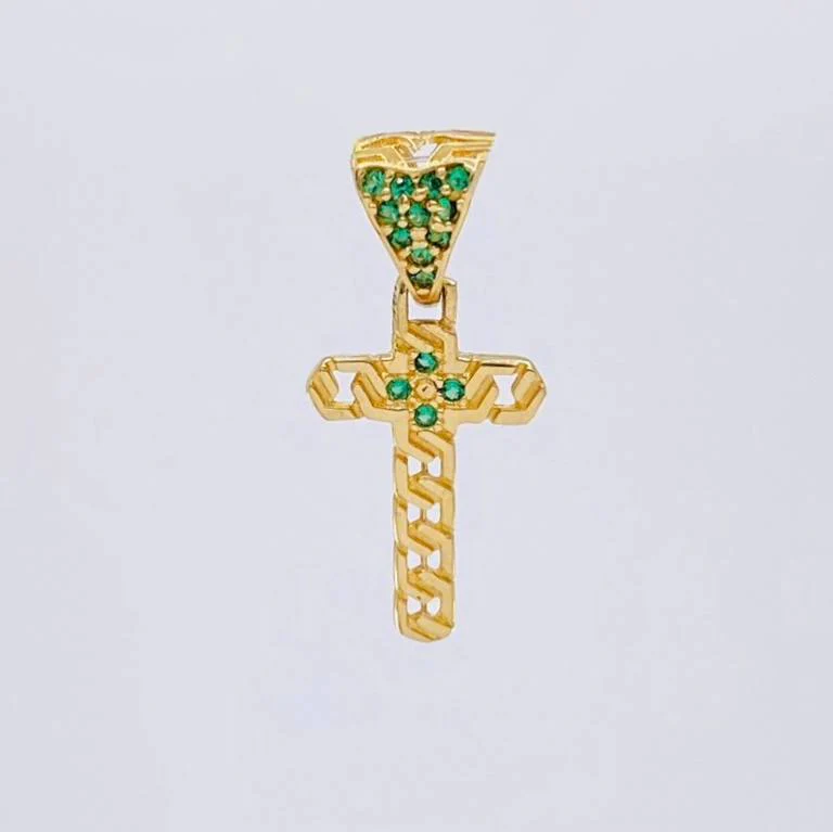Dije Cruz 1.15 g / 2.2 cm Oro Amarillo 18K - Image 2