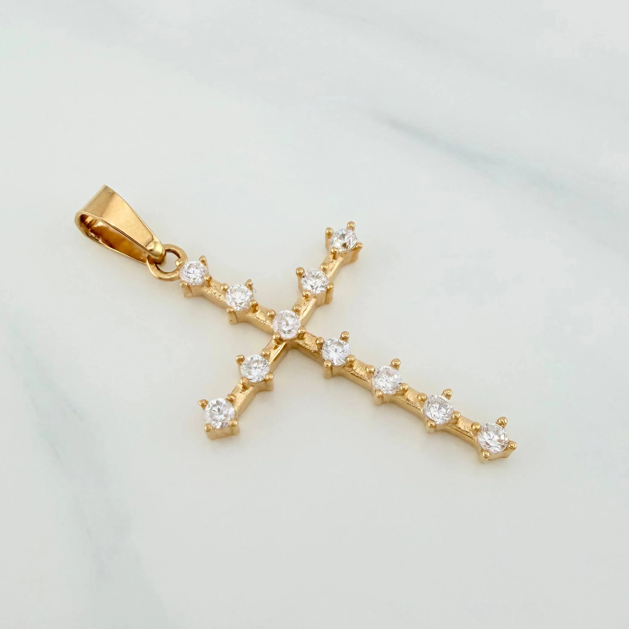 Dije Cruz 2.45 g / 4 cm Oro Amarillo 18K - Image 2